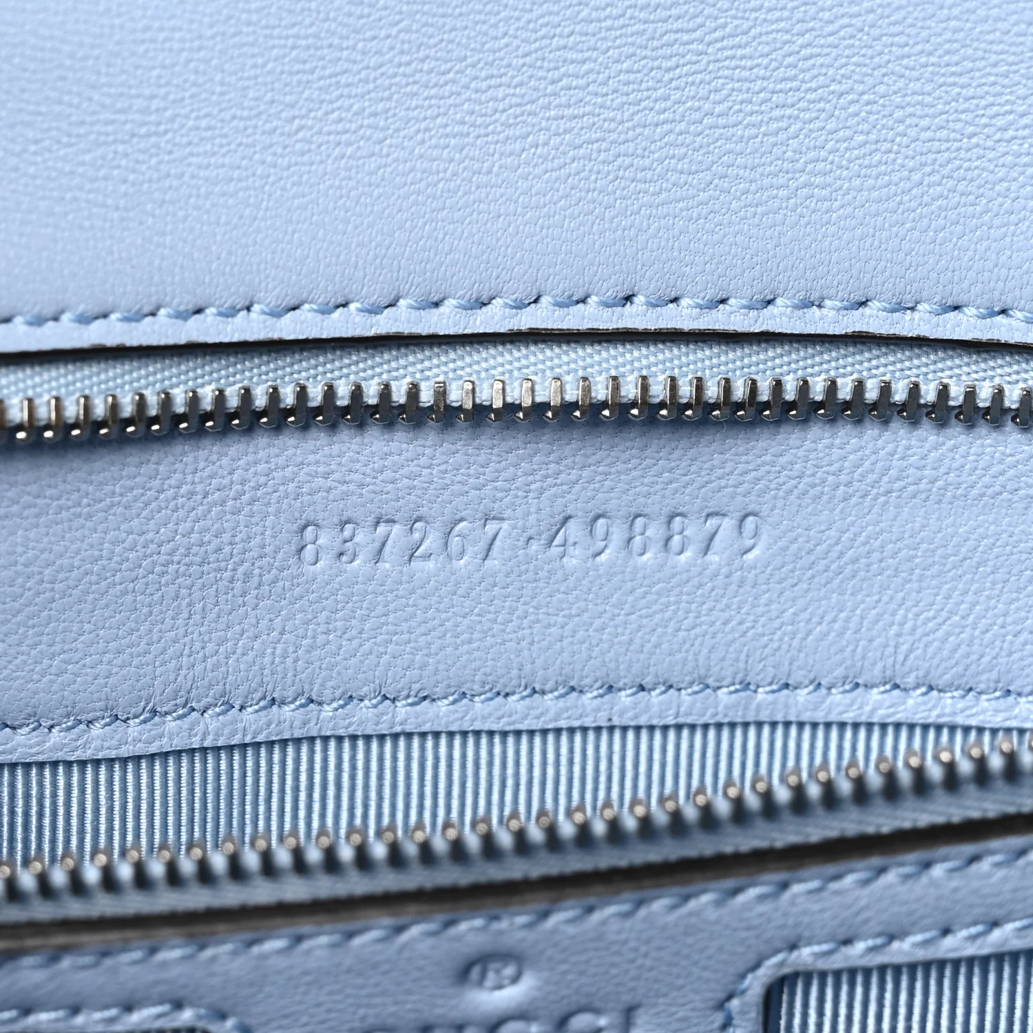 Lambskin Matelasse Medium GG Marmont Shoulder Bag Light Blue - Image 7