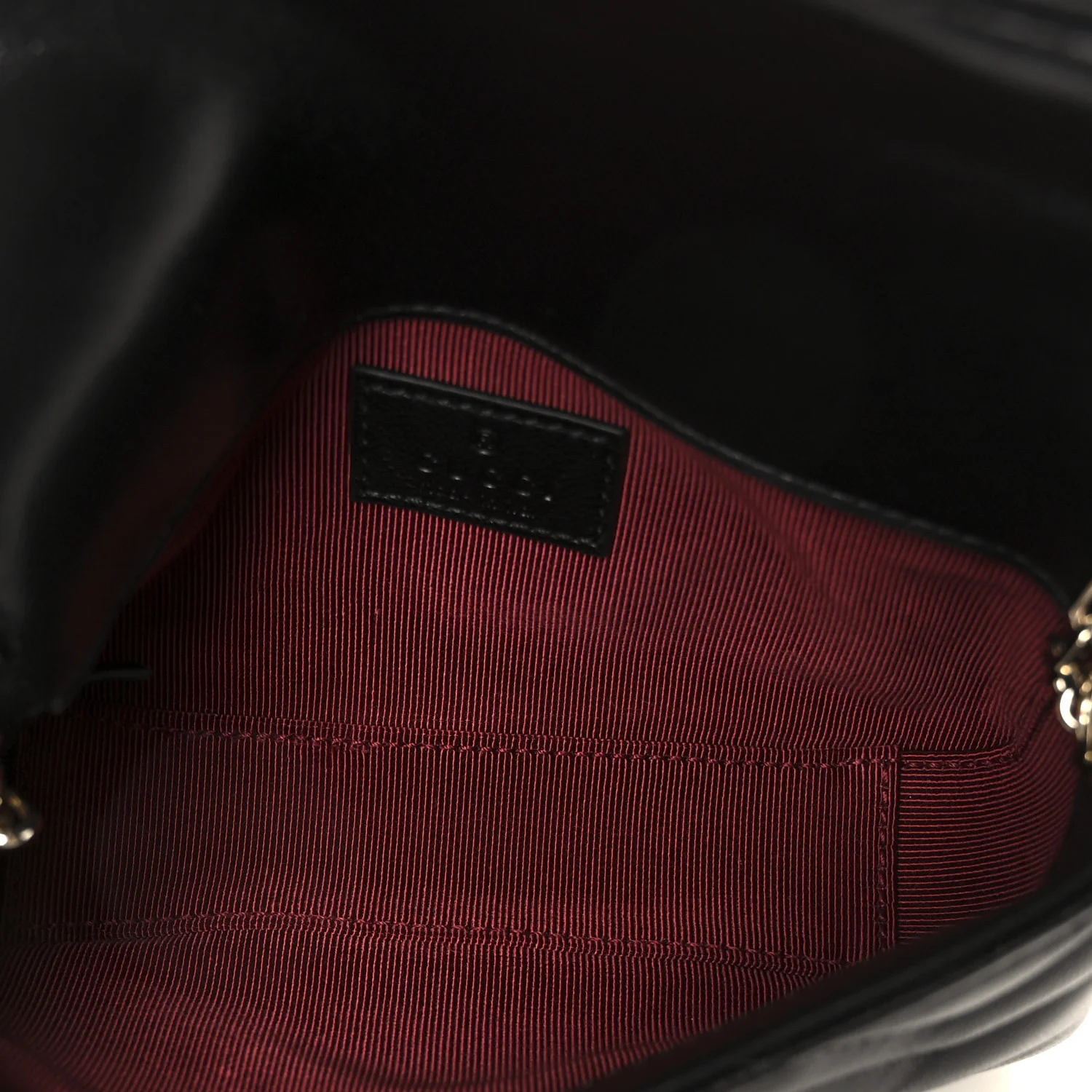 Lambskin Matelasse Mini GG Marmont Shoulder Bag Black - Image 5