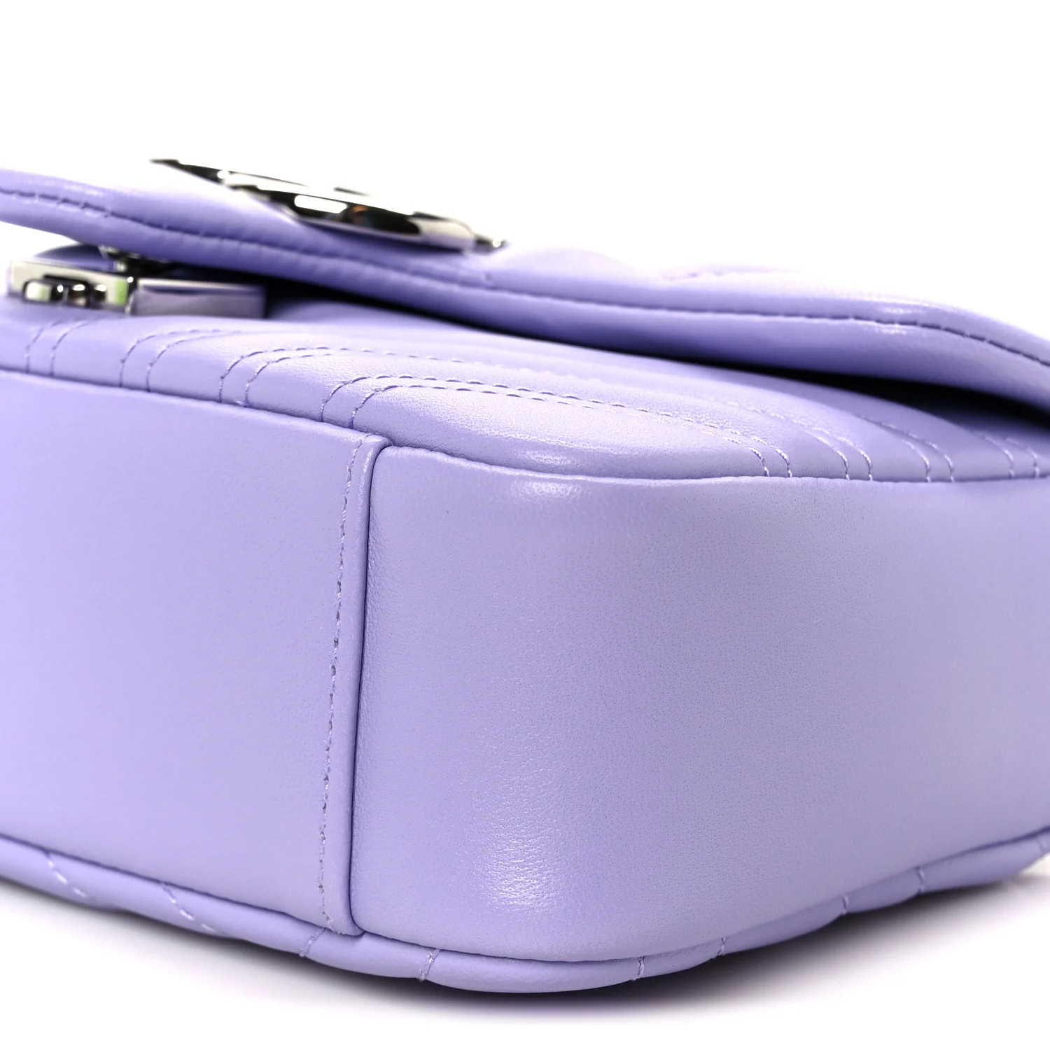 Lambskin Matelasse Small GG Marmont Shoulder Bag Lapis - Image 11