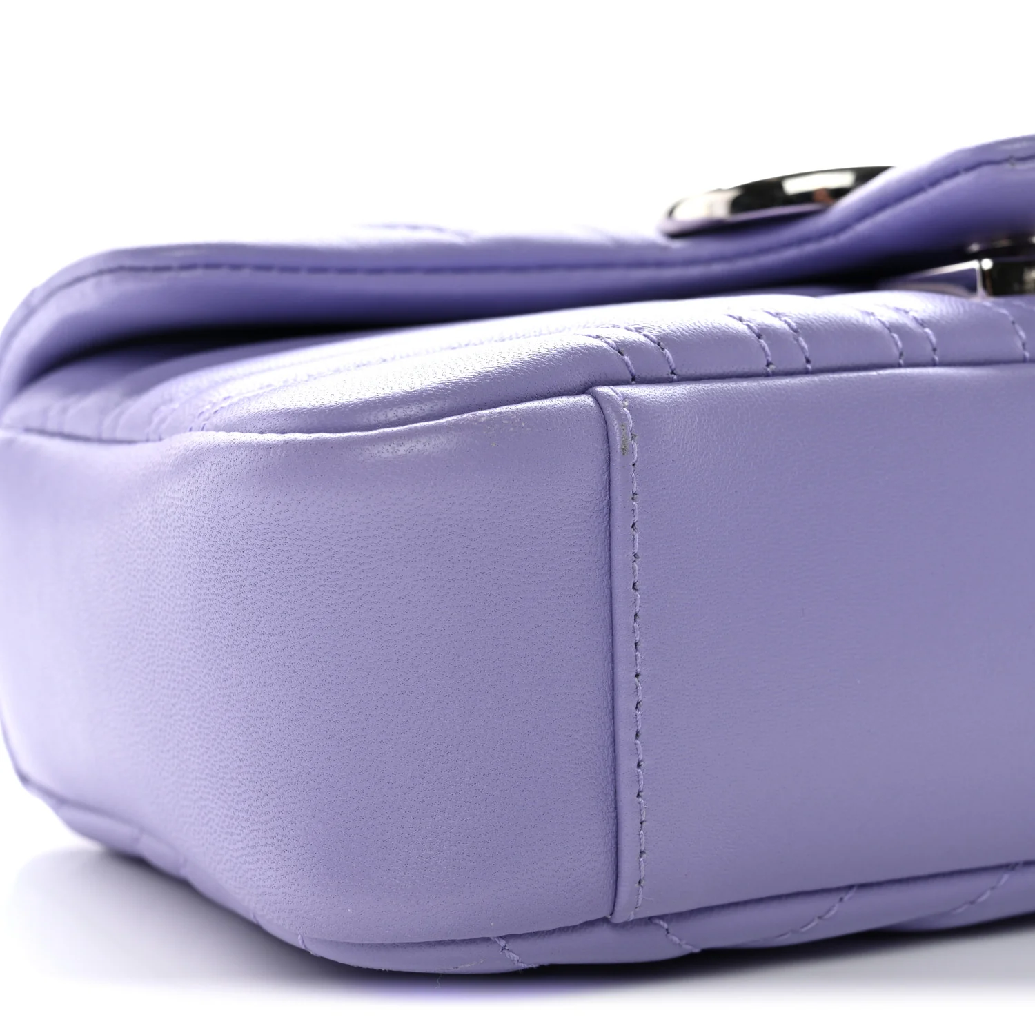 Lambskin Matelasse Small GG Marmont Shoulder Bag Lapis - Image 9