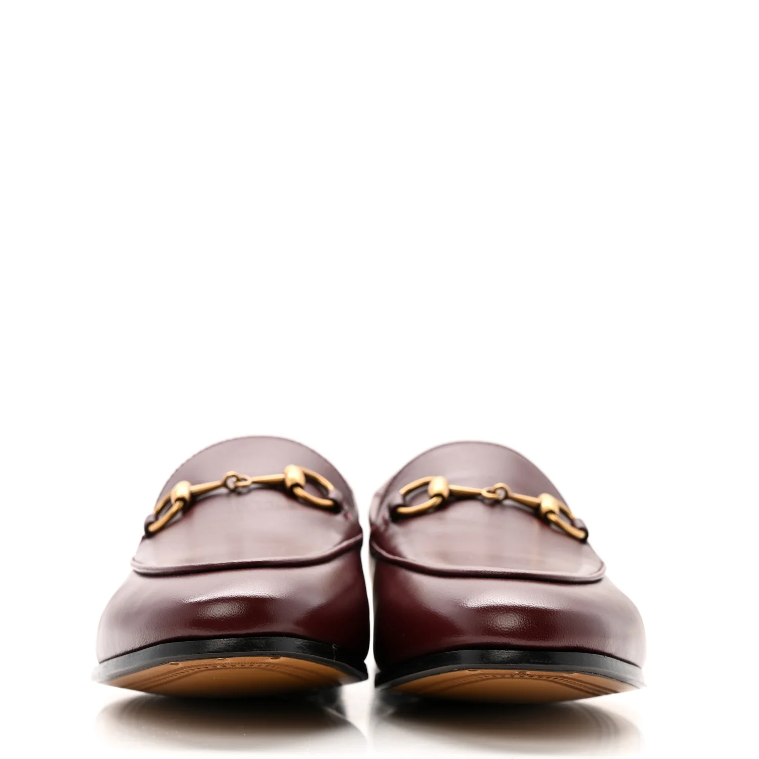 Lambskin Womens Brixton Horsebit Loafers 36.5 Vintage Bordeaux - Image 3