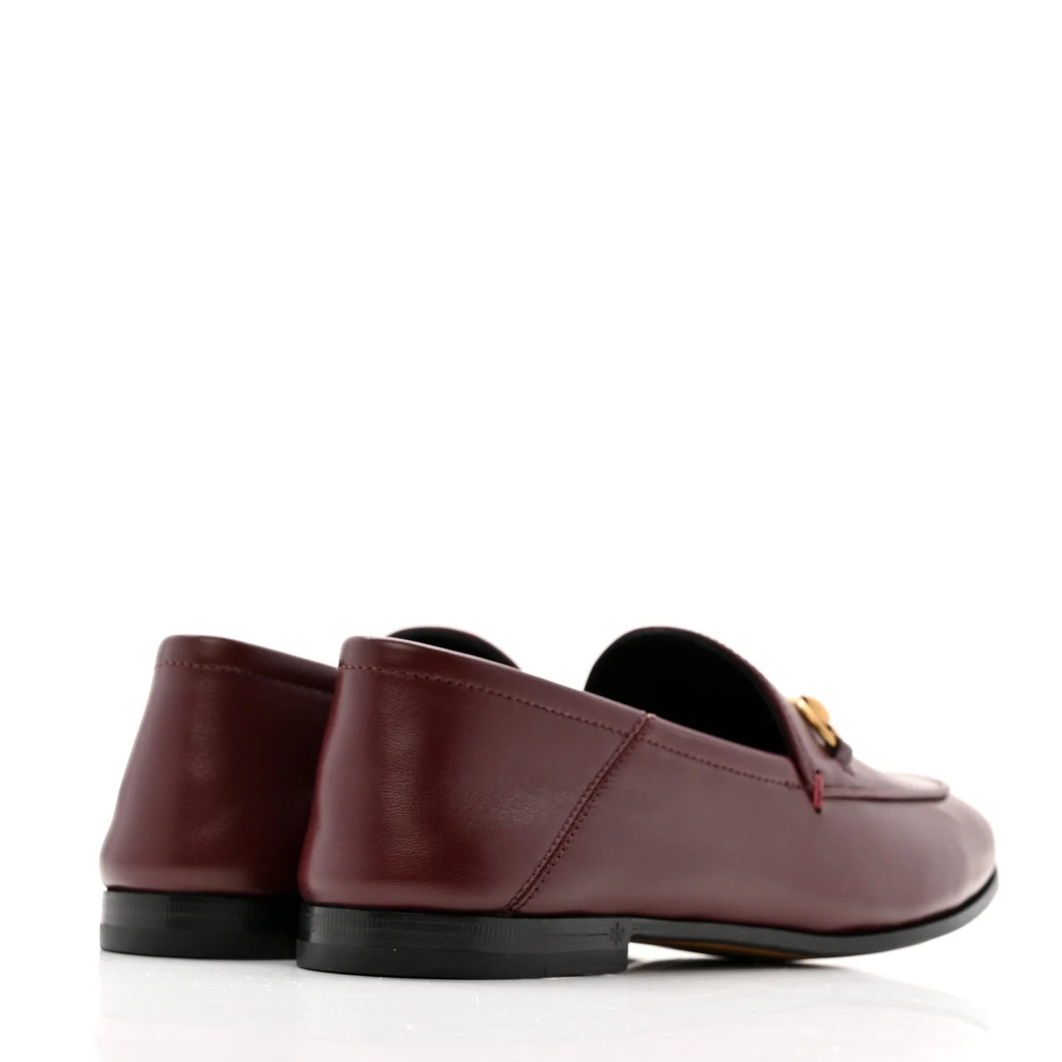 Lambskin Womens Brixton Horsebit Loafers 36.5 Vintage Bordeaux - Image 5