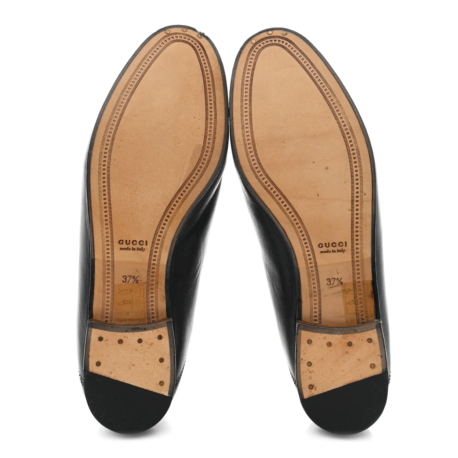 Lambskin Womens Brixton Horsebit Loafers 37.5 Black - Image 6