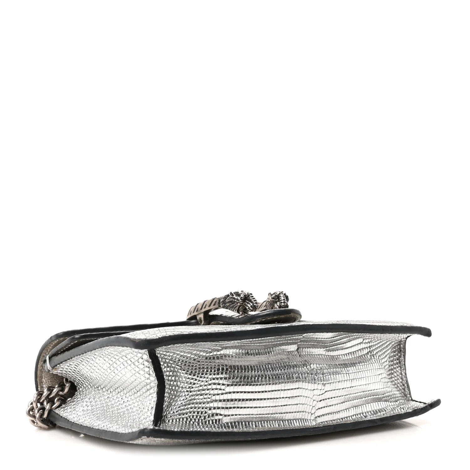 Lizard Super Mini Dionysus Bag  Silver - Image 3