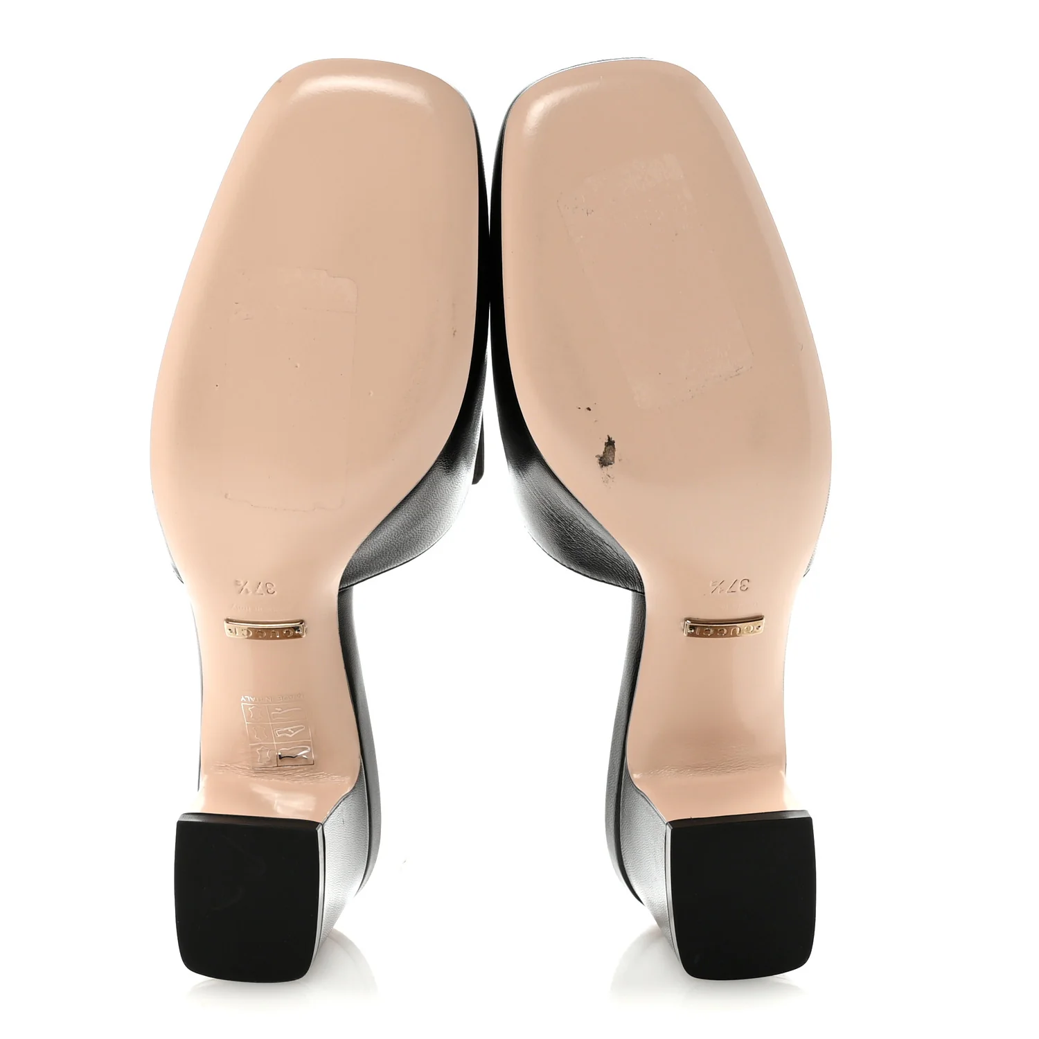 Malaga Kid Crystal Square G Madelyn 60mm Mules 37.5 Black - Image 6