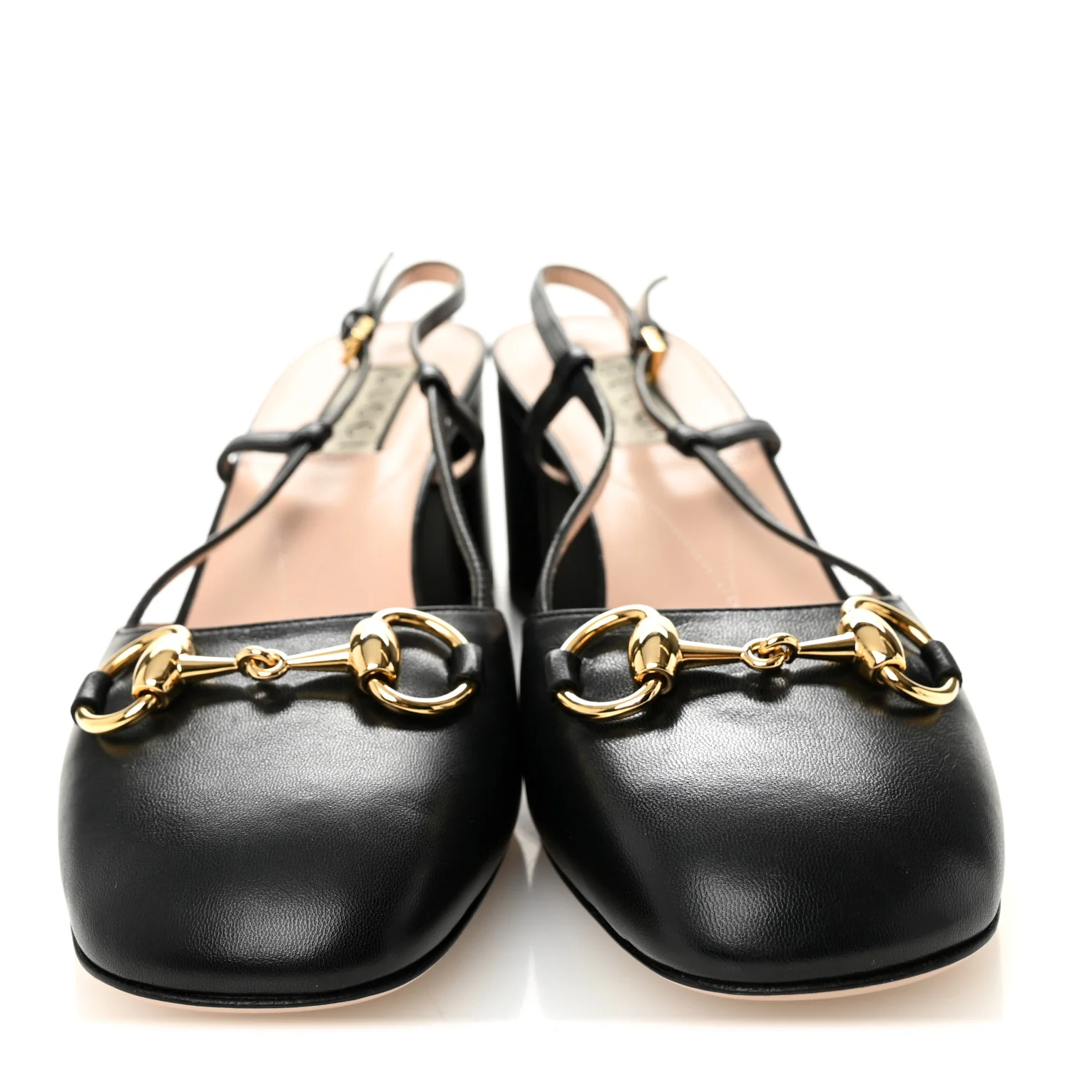 Malaga Kid Horsebit 70mm Slingback Pumps 36  Black - Image 2