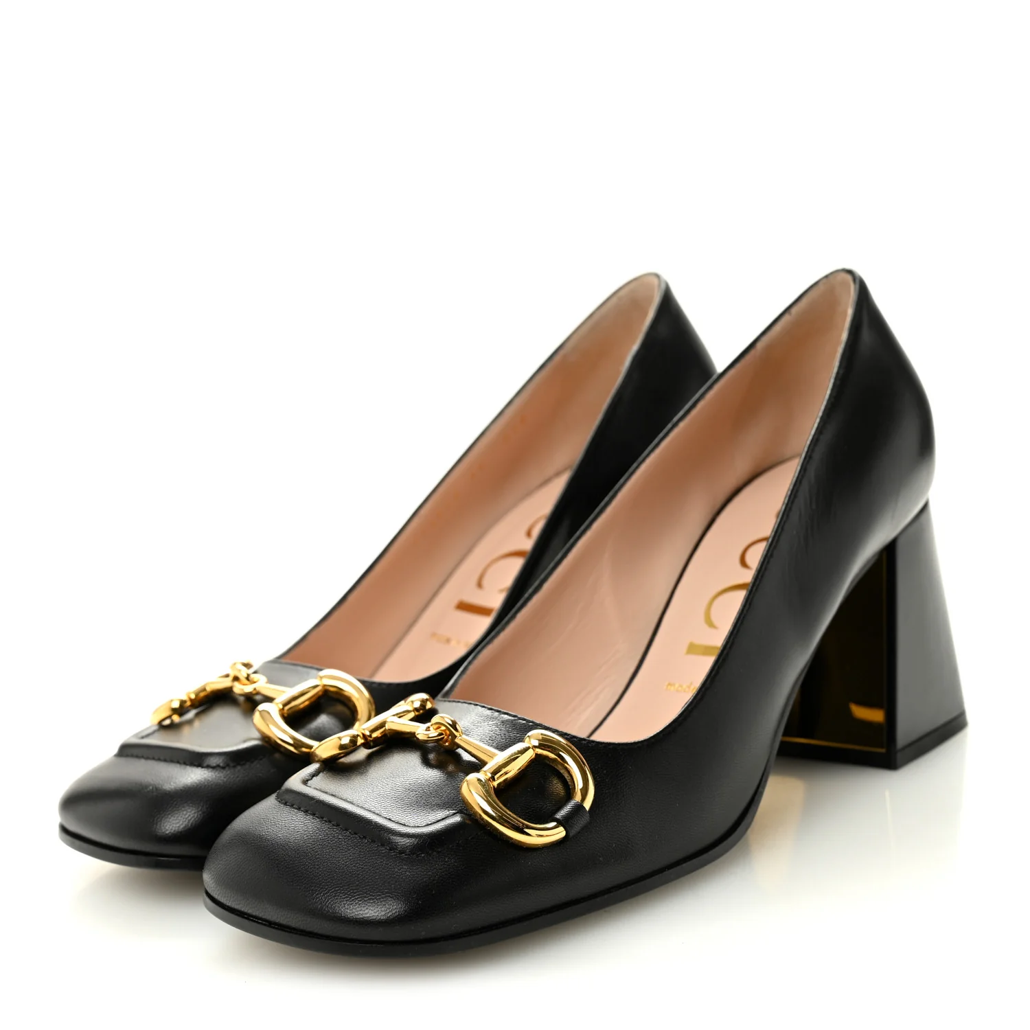 Malaga Kid Horsebit 75mm Pumps 39 Black - Image 3