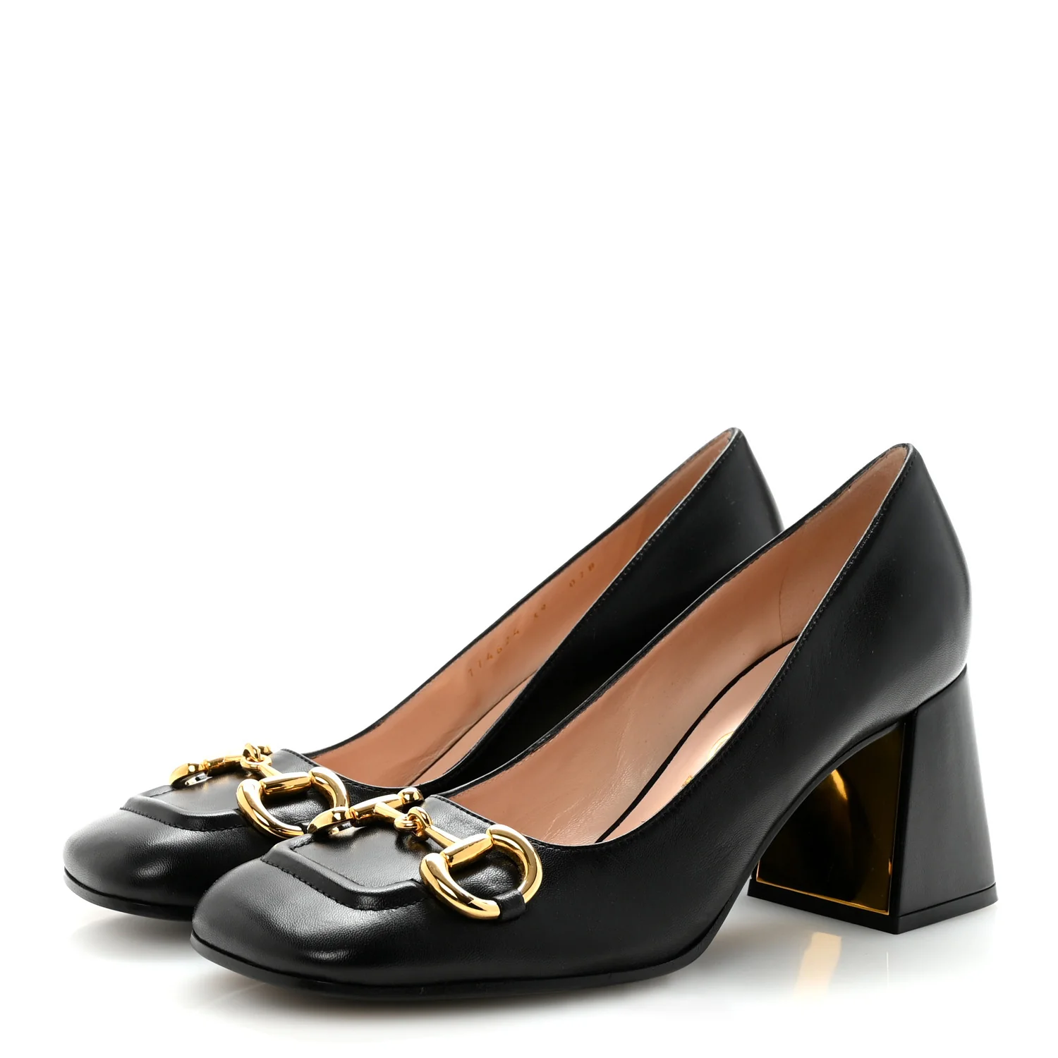 Malaga Kid Horsebit 75mm Pumps 39 Black - Image 4
