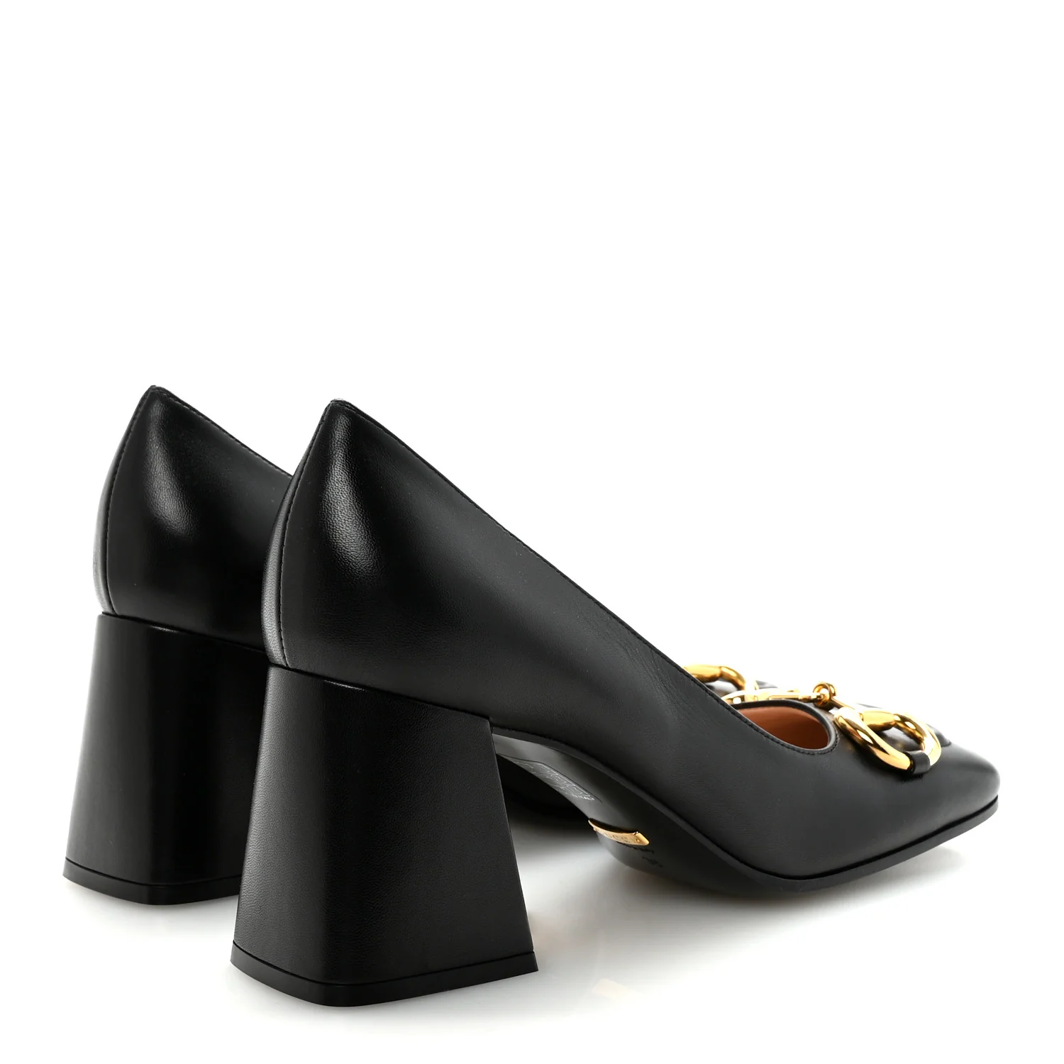 Malaga Kid Horsebit 75mm Pumps 39 Black - Image 5