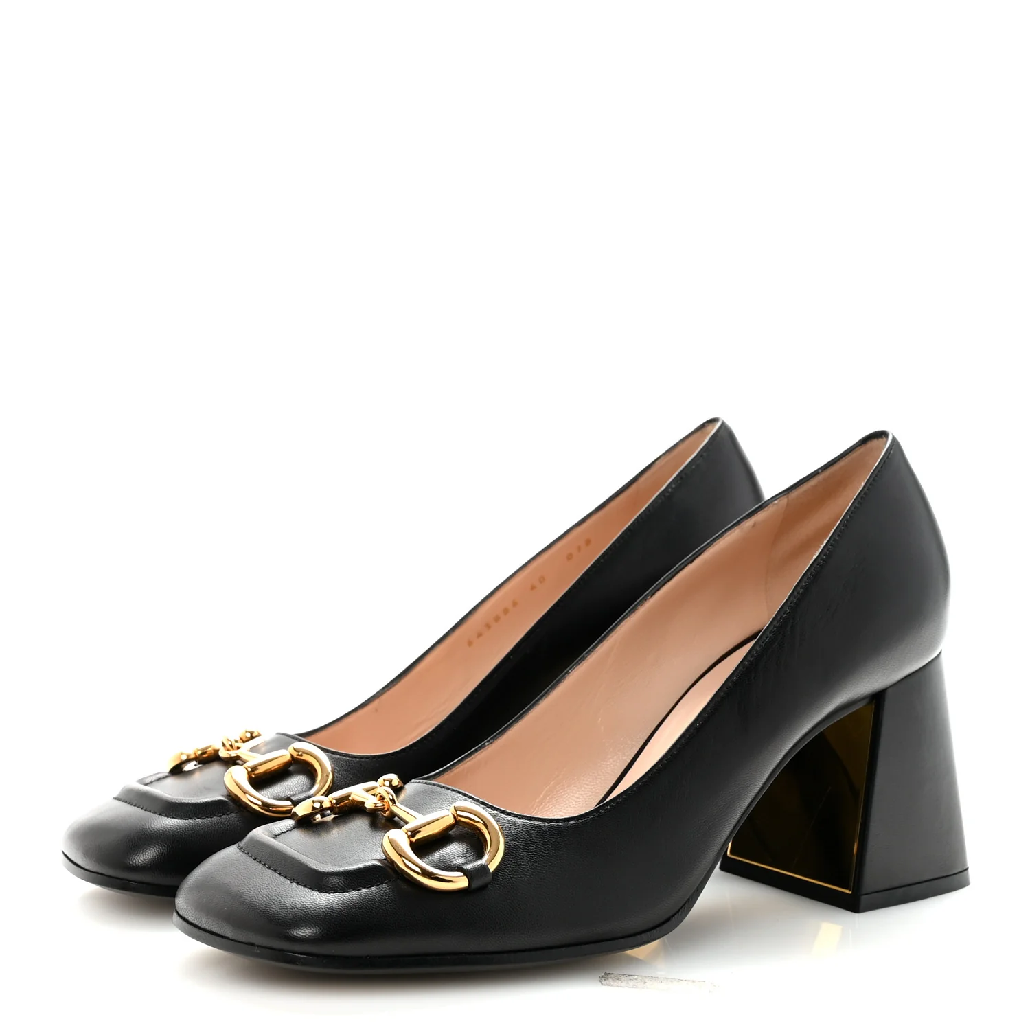 Malaga Kid Horsebit 75mm Pumps 40 Black - Image 4