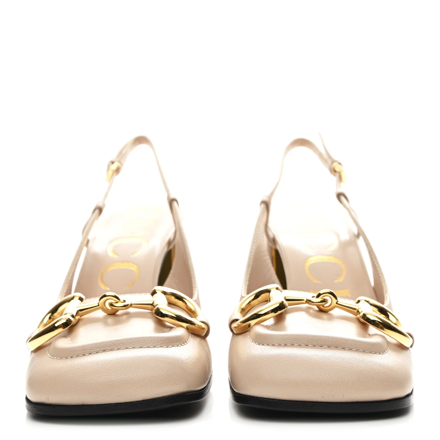 Malaga Kid Horsebit 75mm Slingback Pumps 35 Skin Rose - Image 3
