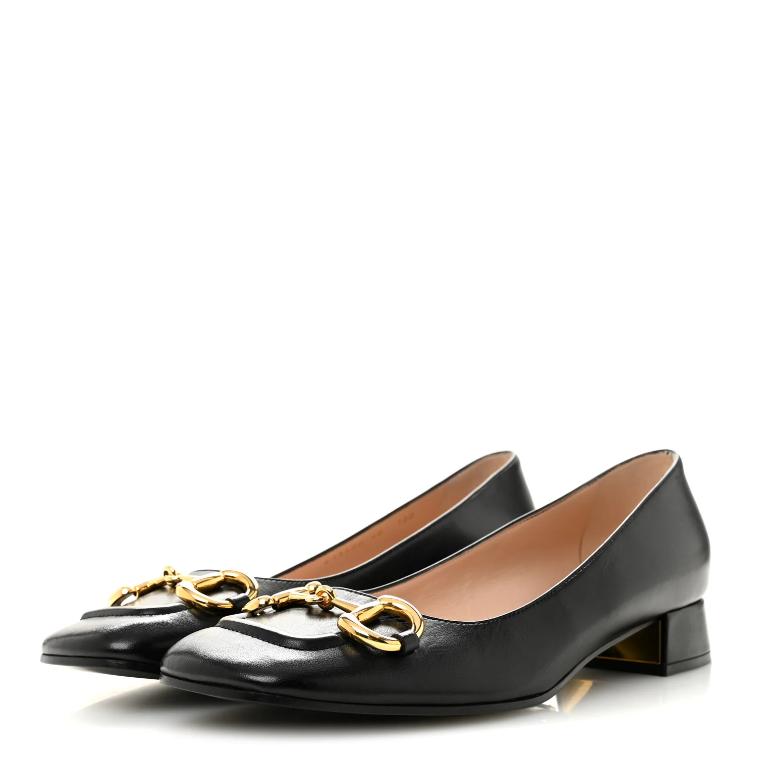 Malaga Kid Horsebit Ballet 25mm Flats 40 Black - Image 4
