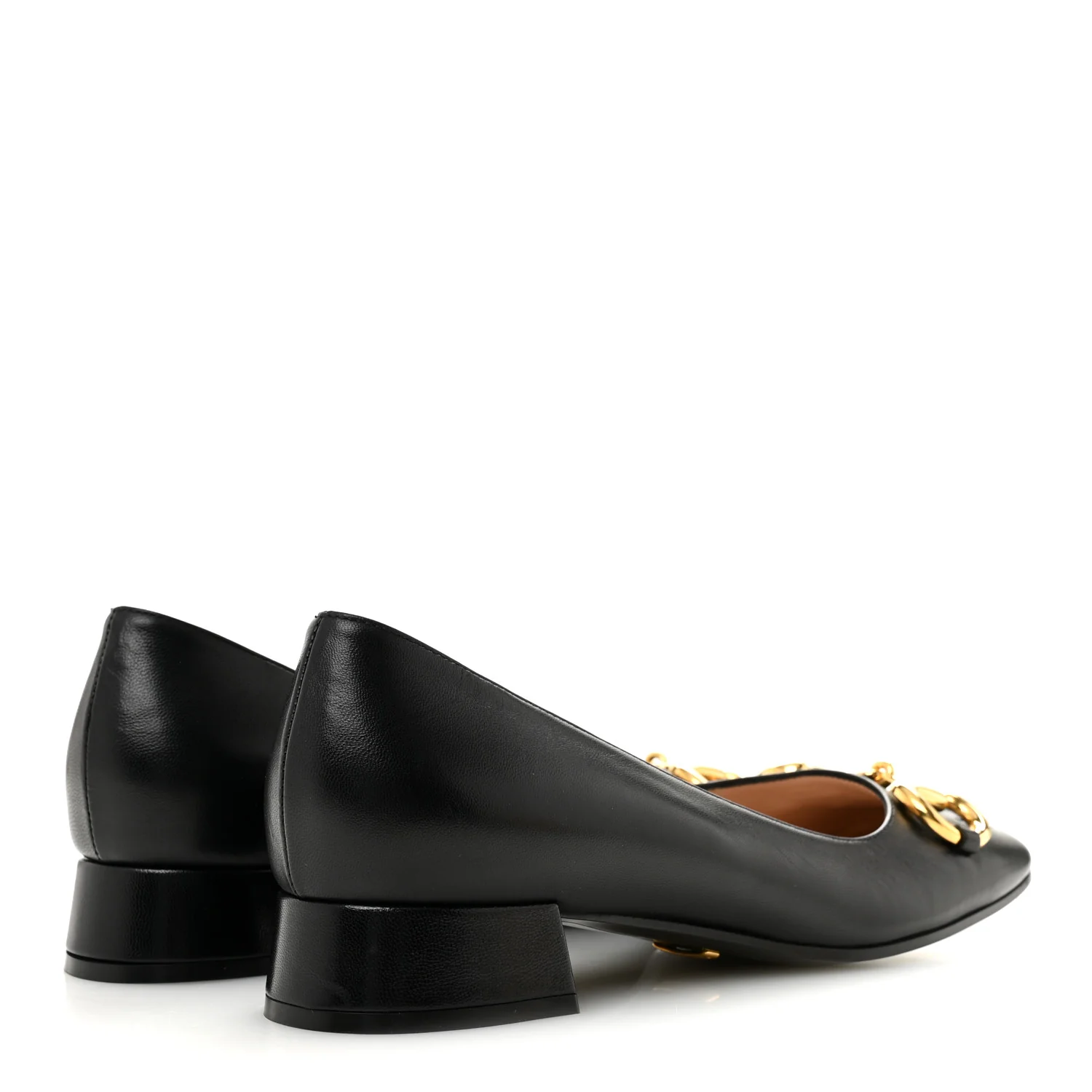 Malaga Kid Horsebit Ballet 25mm Flats 40 Black - Image 5