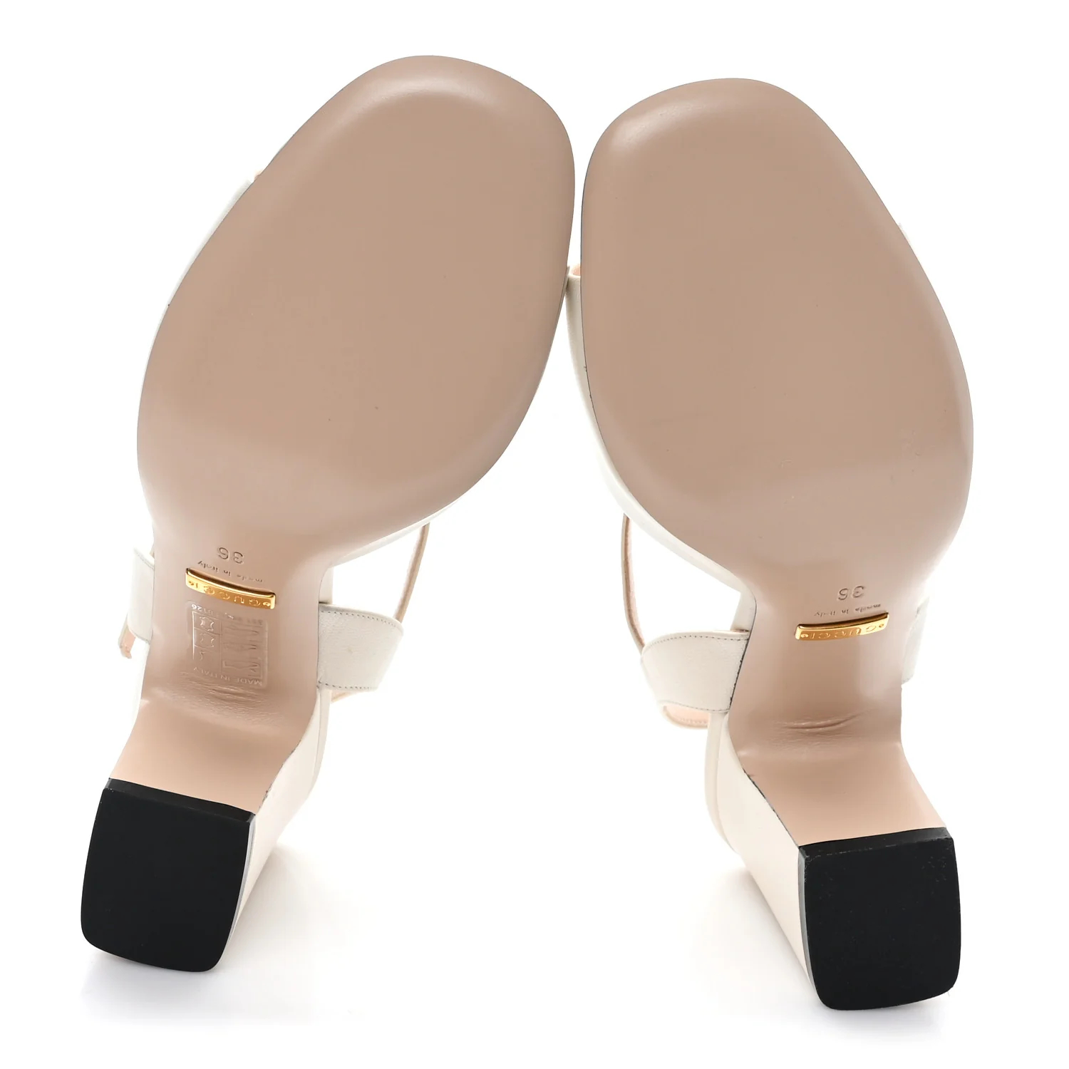 Malaga Kid Horsebit Lady 75mm Sandals 36 Mystic White - Image 6