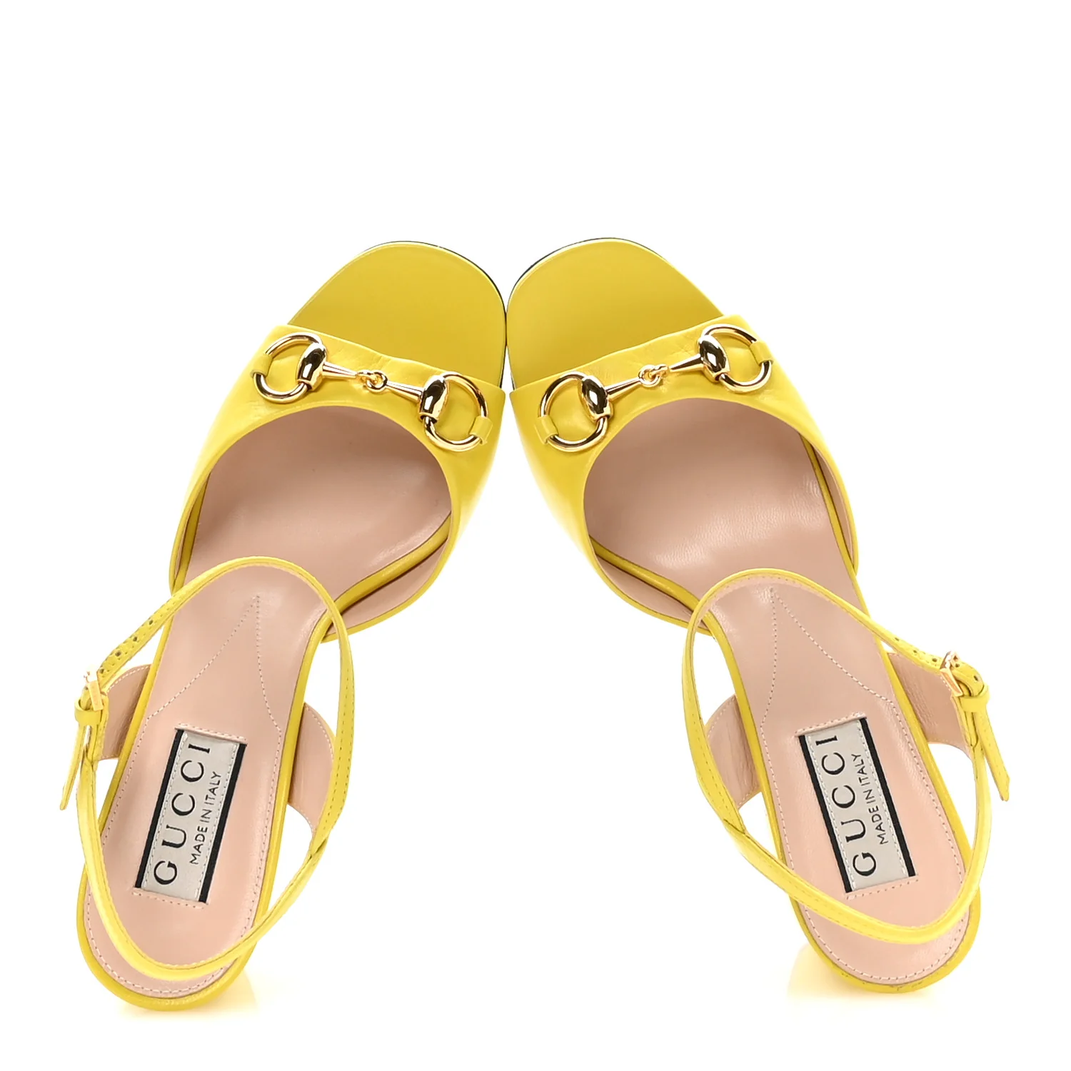 Malaga Kid Horsebit Lady 75mm Sandals 36.5 Acid Lime - Image 2
