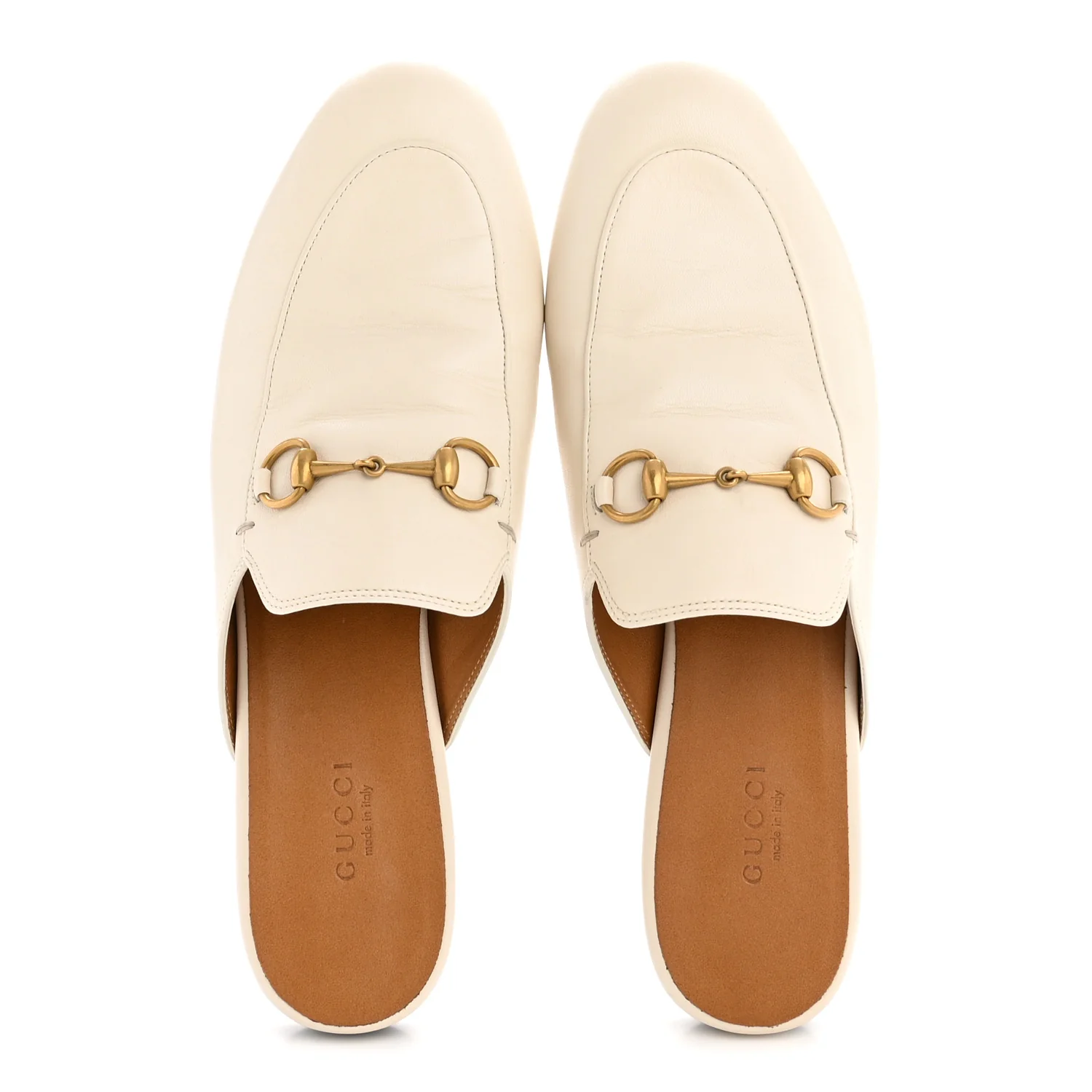Malaga Kid Womens Princetown Slippers 38 Mystic White - Image 2