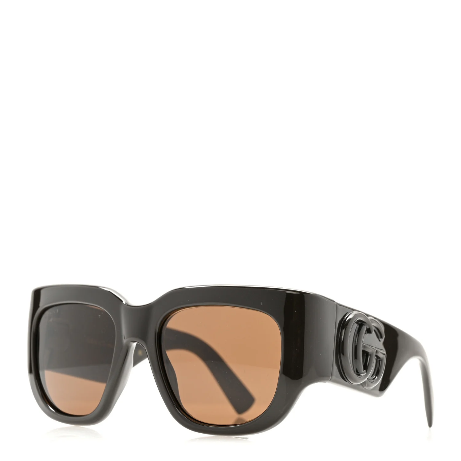 Marmont Monocolor 53mm Squared Sunglasses GG1545S Brown