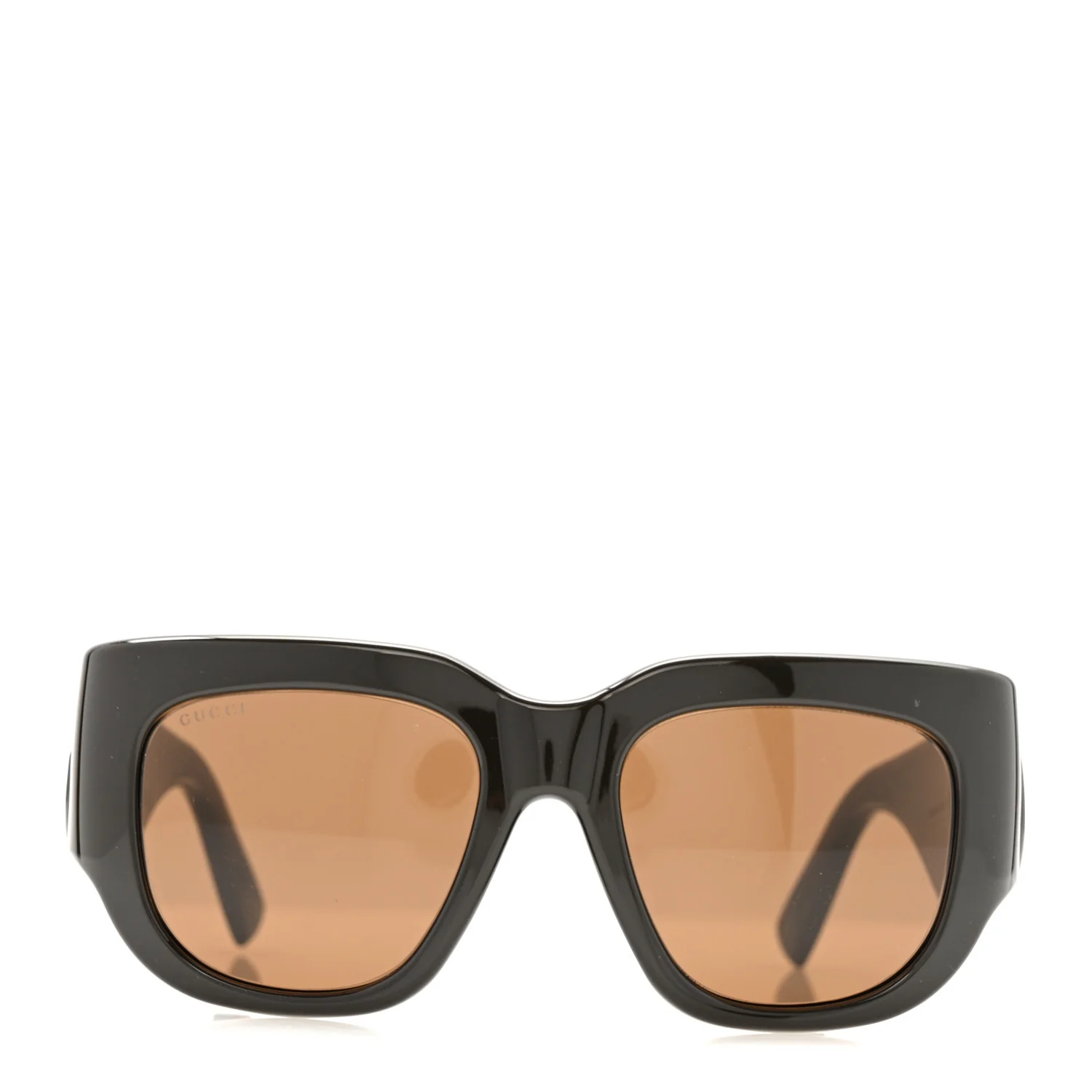 Marmont Monocolor 53mm Squared Sunglasses GG1545S Brown - Image 4