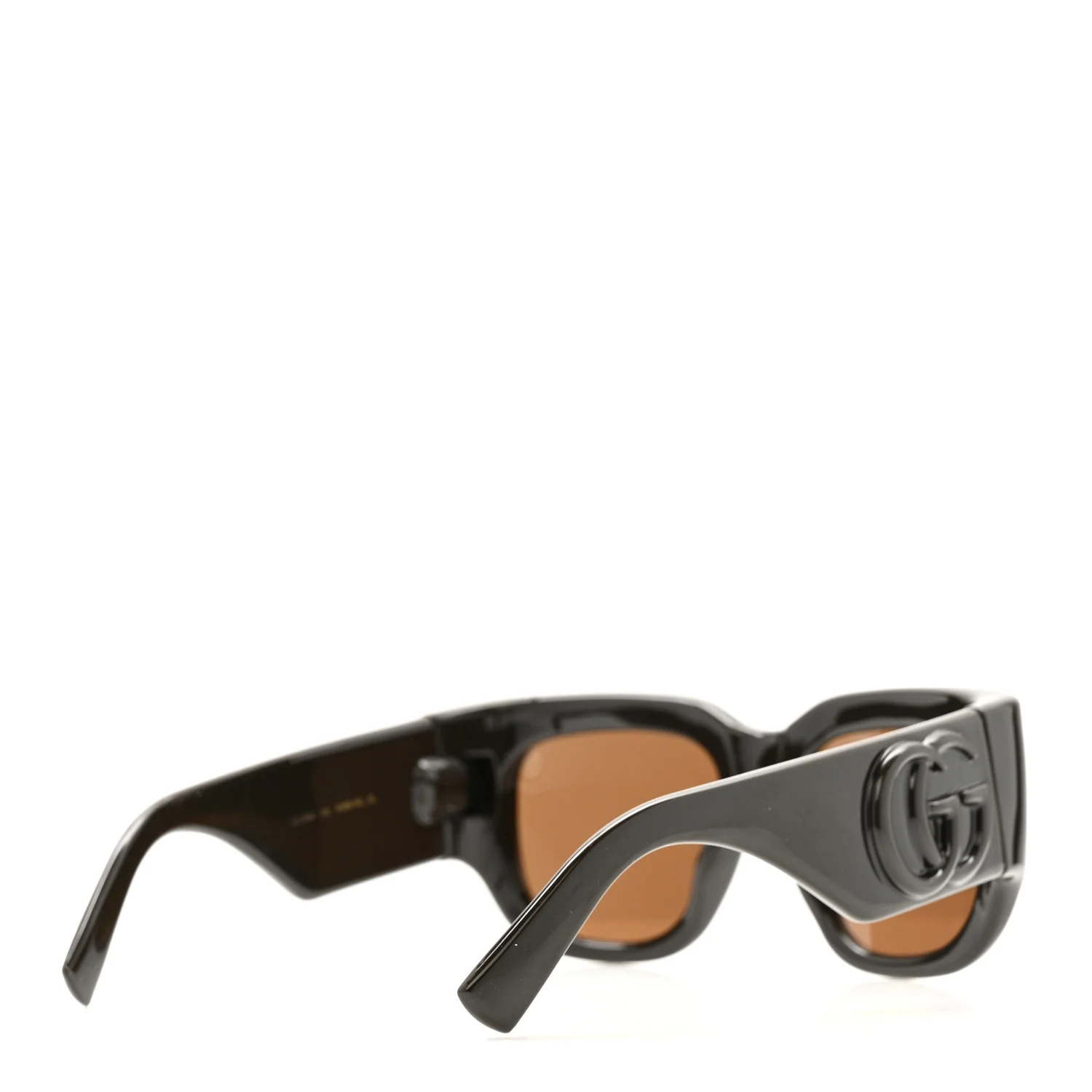 Marmont Monocolor 53mm Squared Sunglasses GG1545S Brown - Image 8