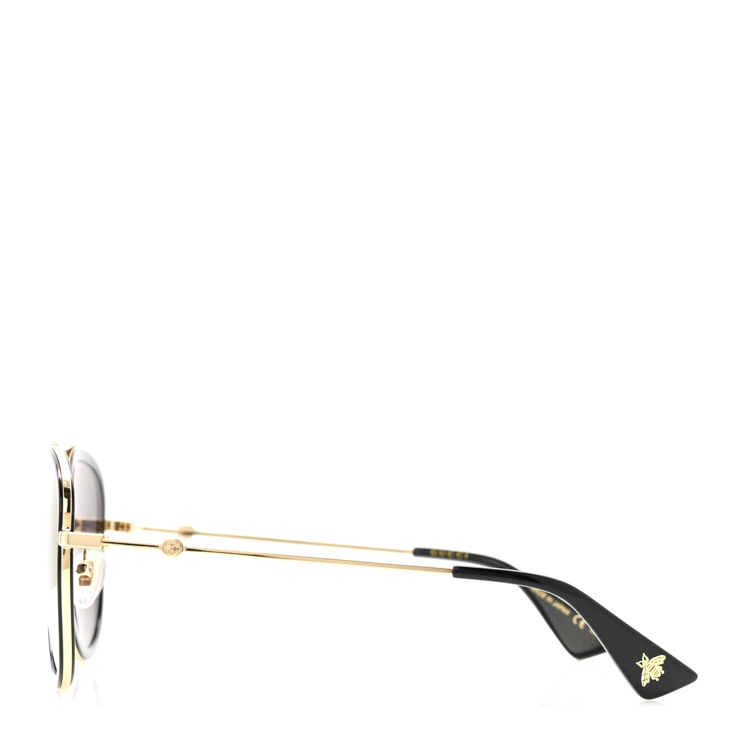 Metal Aviator Sunglasses GG0062S Black - Image 3