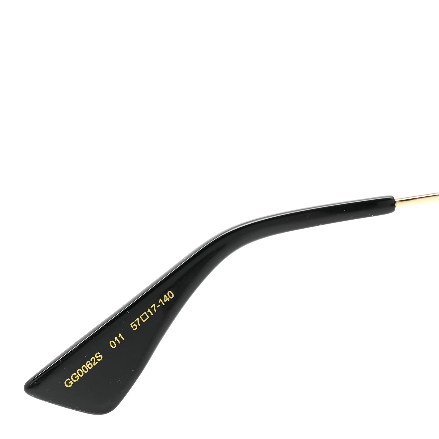 Metal Aviator Sunglasses GG0062S Black - Image 6
