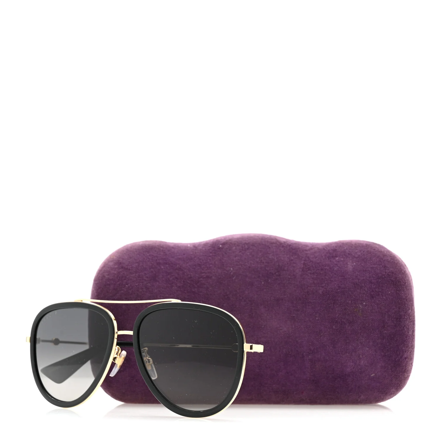 Metal Aviator Sunglasses GG0062S Black - Image 8