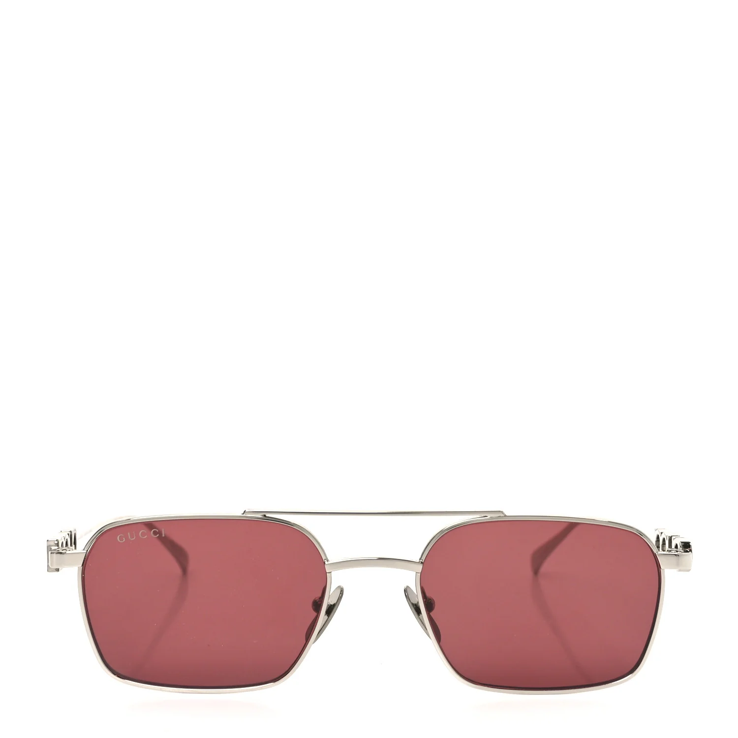 Metal Crystal Sunglasses GG1804S Silver - Image 2