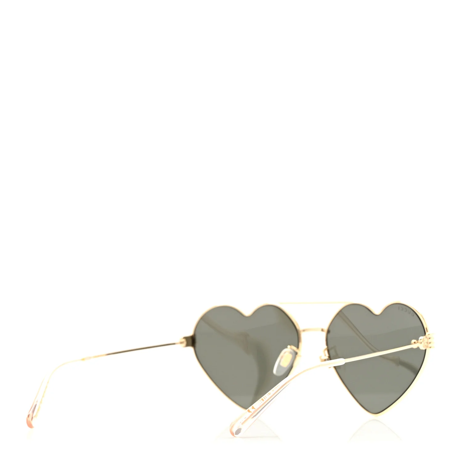 Metal Heart Sunglasses GG1283S Gold - Image 4