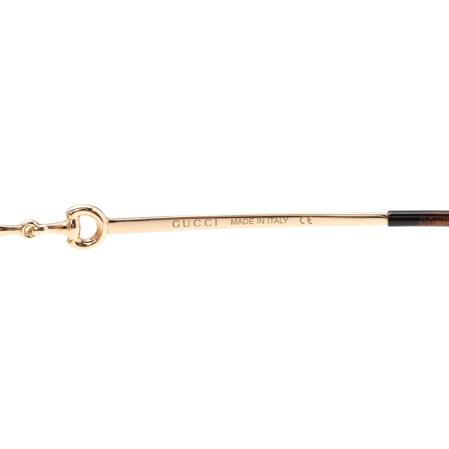 Metal Horsebit Square Sunglasses GG0879S Gold - Image 5