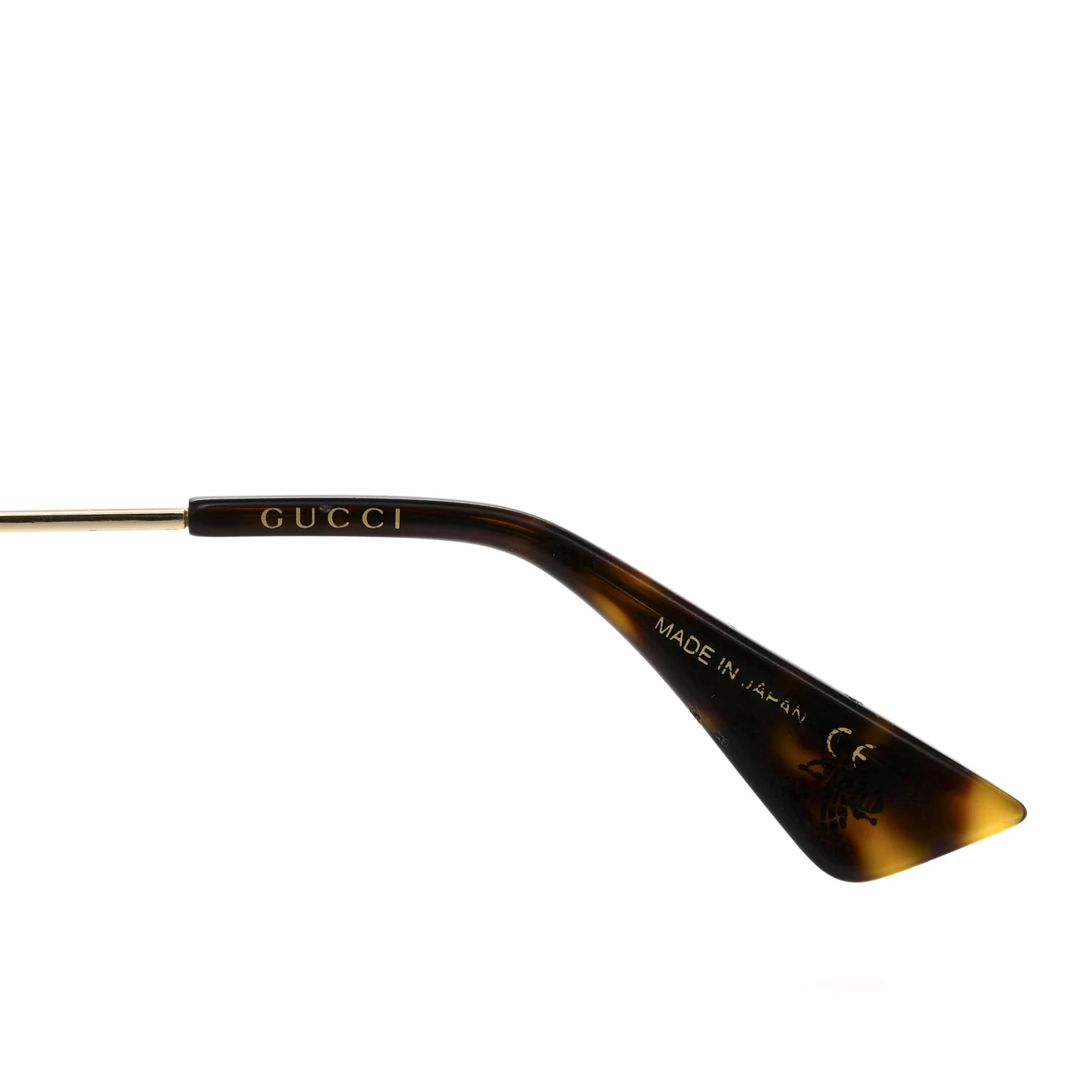 Metal Web Aviator Sunglasses GG0062S Green Red - Image 6