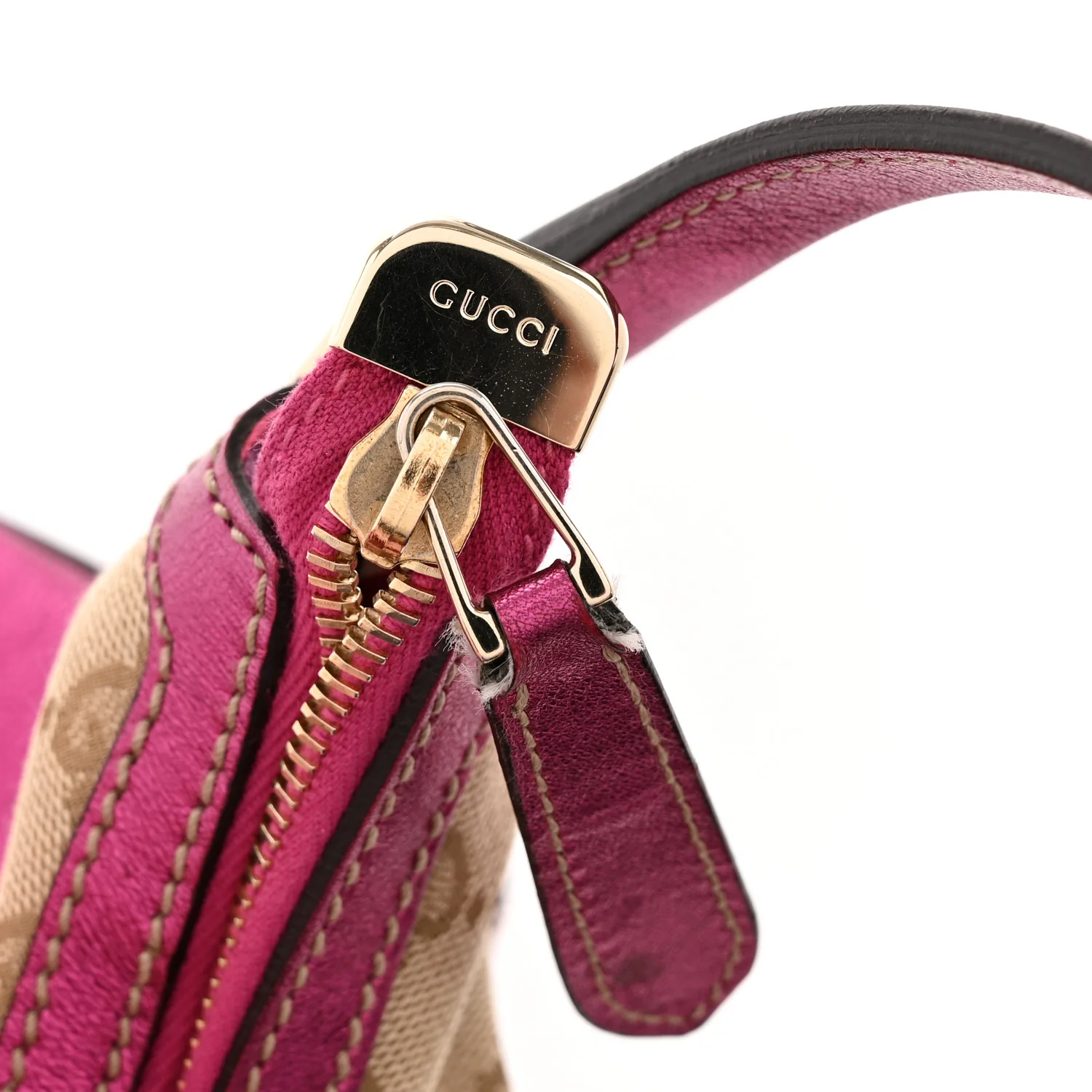 Metallic Calfskin Monogram Small New Britt Hobo Pink - Image 13