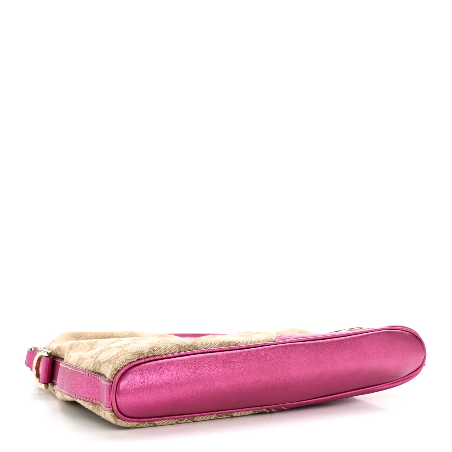Metallic Calfskin Monogram Small New Britt Hobo Pink - Image 4