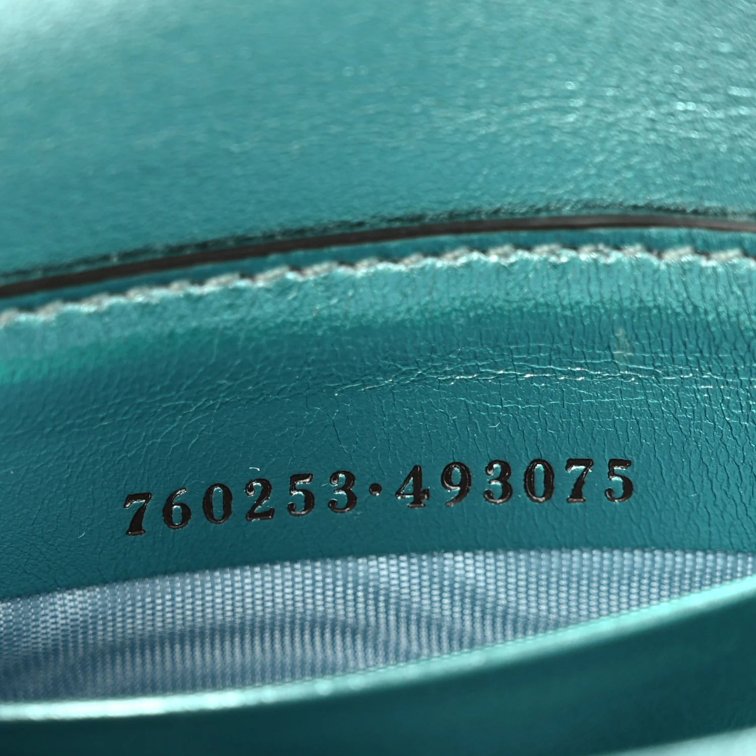 Metallic Calfskin Super Mini Horsebit 1955 Shoulder Bag Light Blue - Image 7
