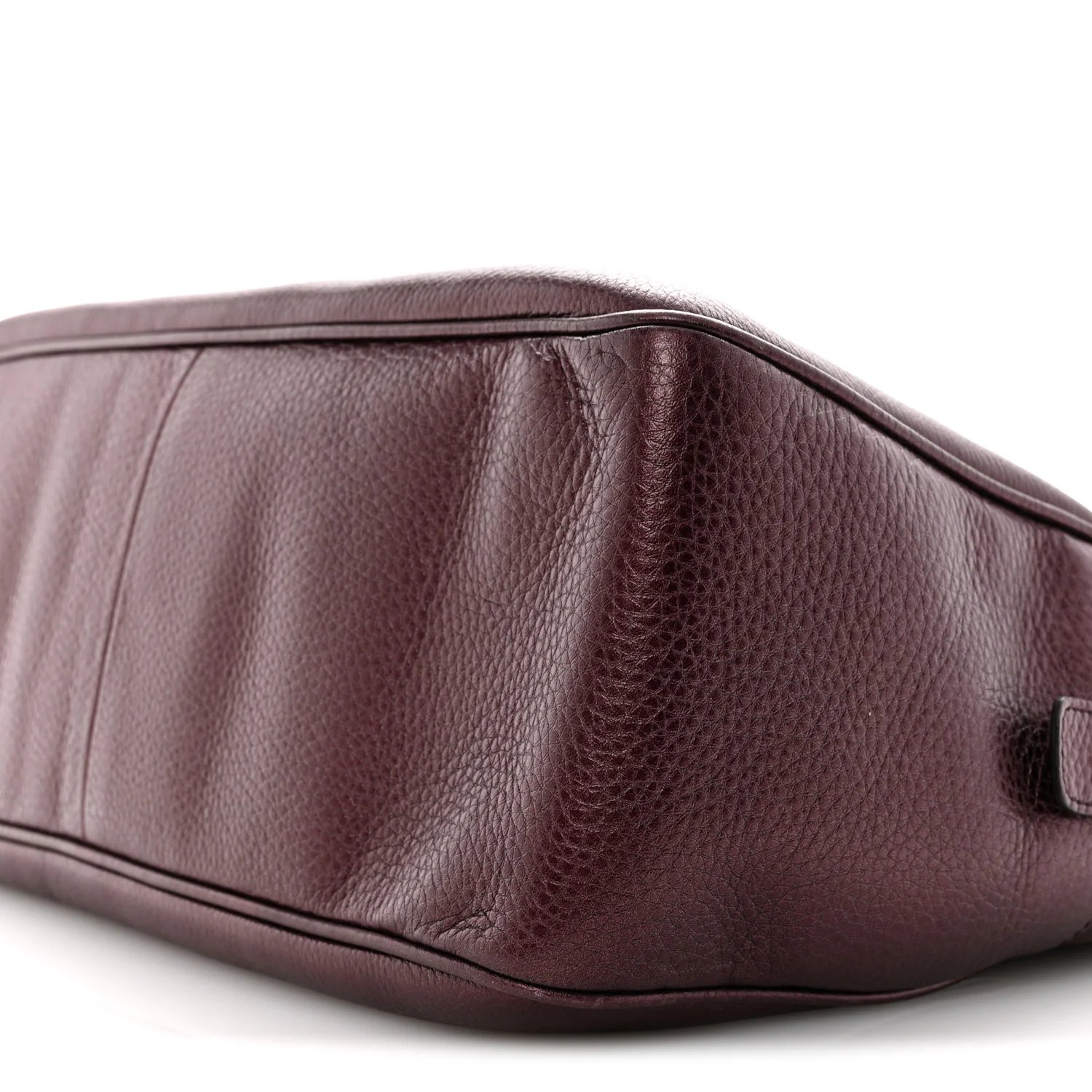 Metallic Cellarius Calfskin Medium Soho Bowler Classic Burgundy - Image 10