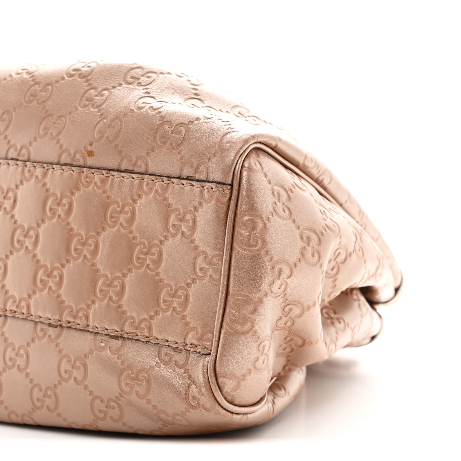 Metallic Guccissima Medium Sukey Tote Dusty Rose - Image 11