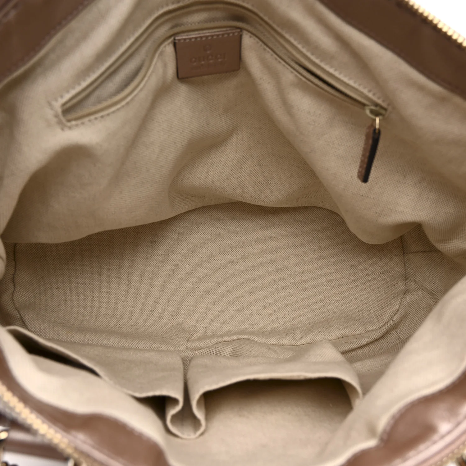 Metallic Microguccissima Medium Sukey Top Handle Bag Dark Cipria - Image 5