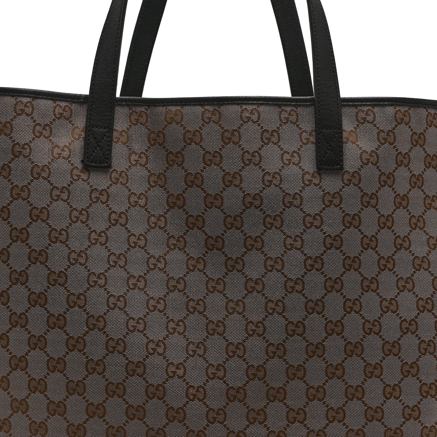 Metallic Monogram XL Shopper Tote Black - Image 12