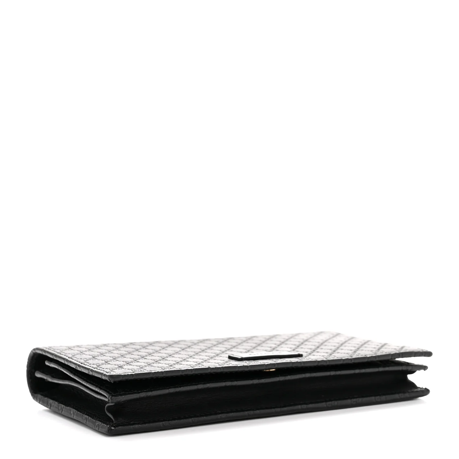 Microguccissima Crossbody Wallet Black - Image 3