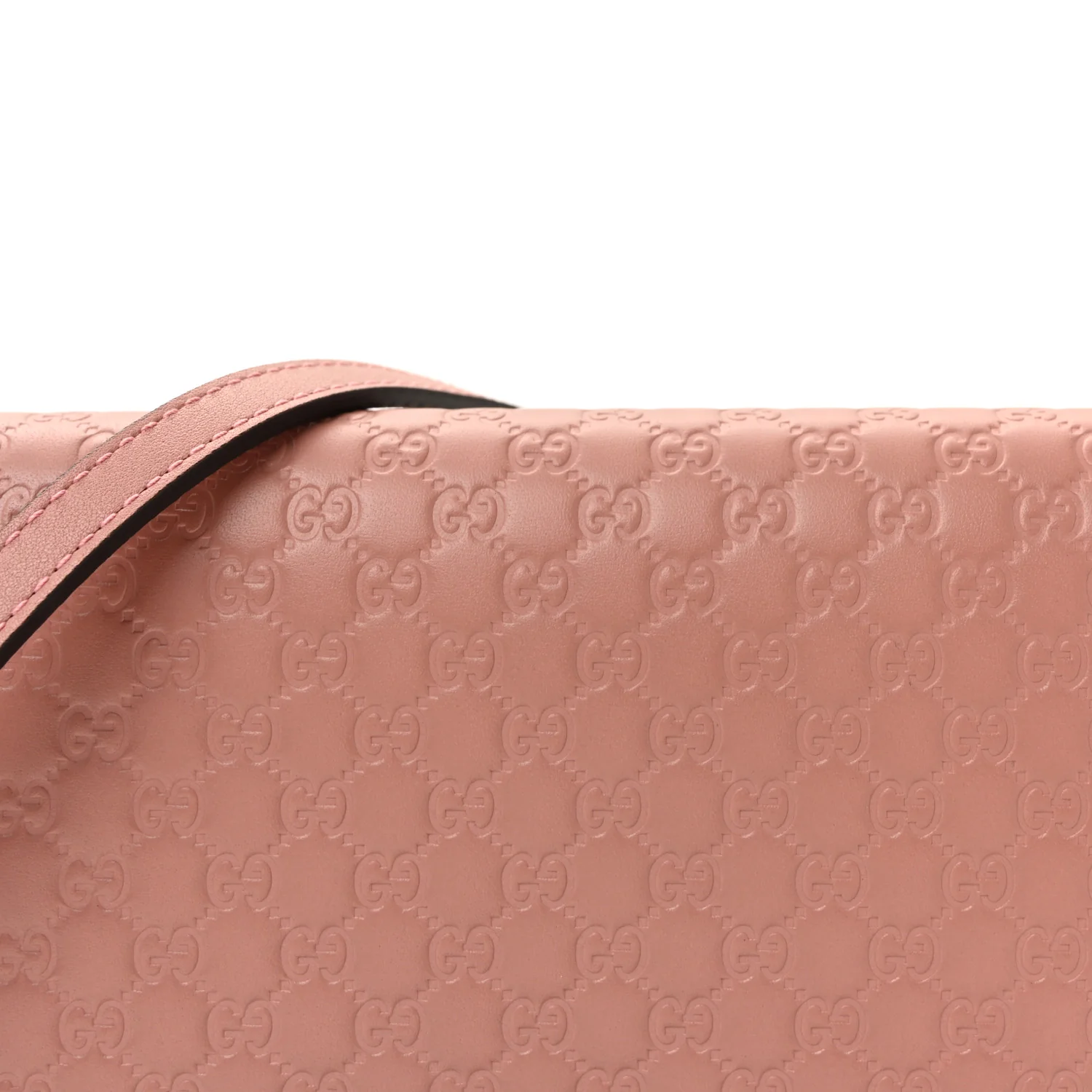 Microguccissima Crossbody Wallet Soft Pink - Image 7