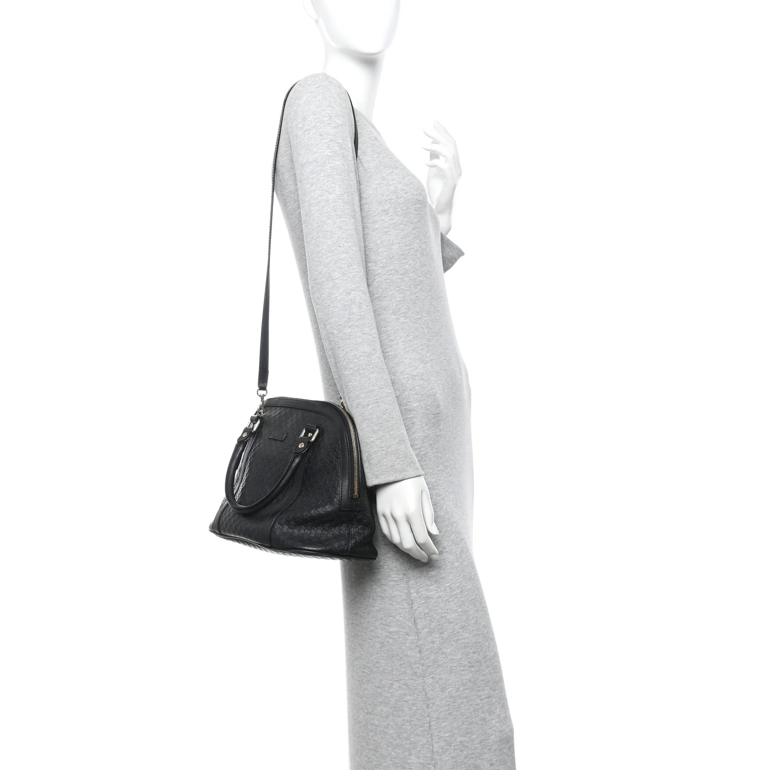 Microguccissima Dome Bag Black - Image 2
