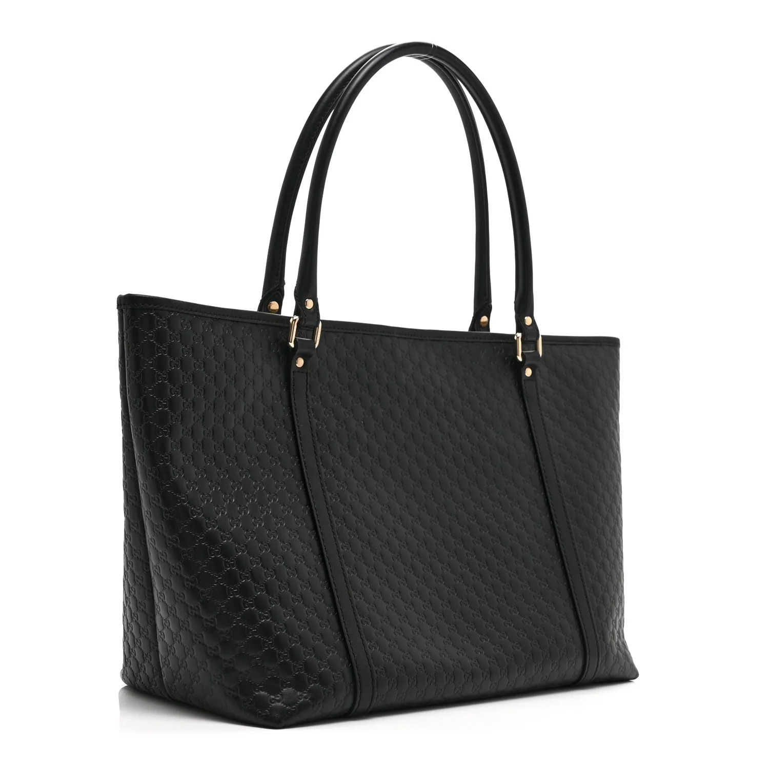 Microguccissima Medium Joy Tote Black - Image 3