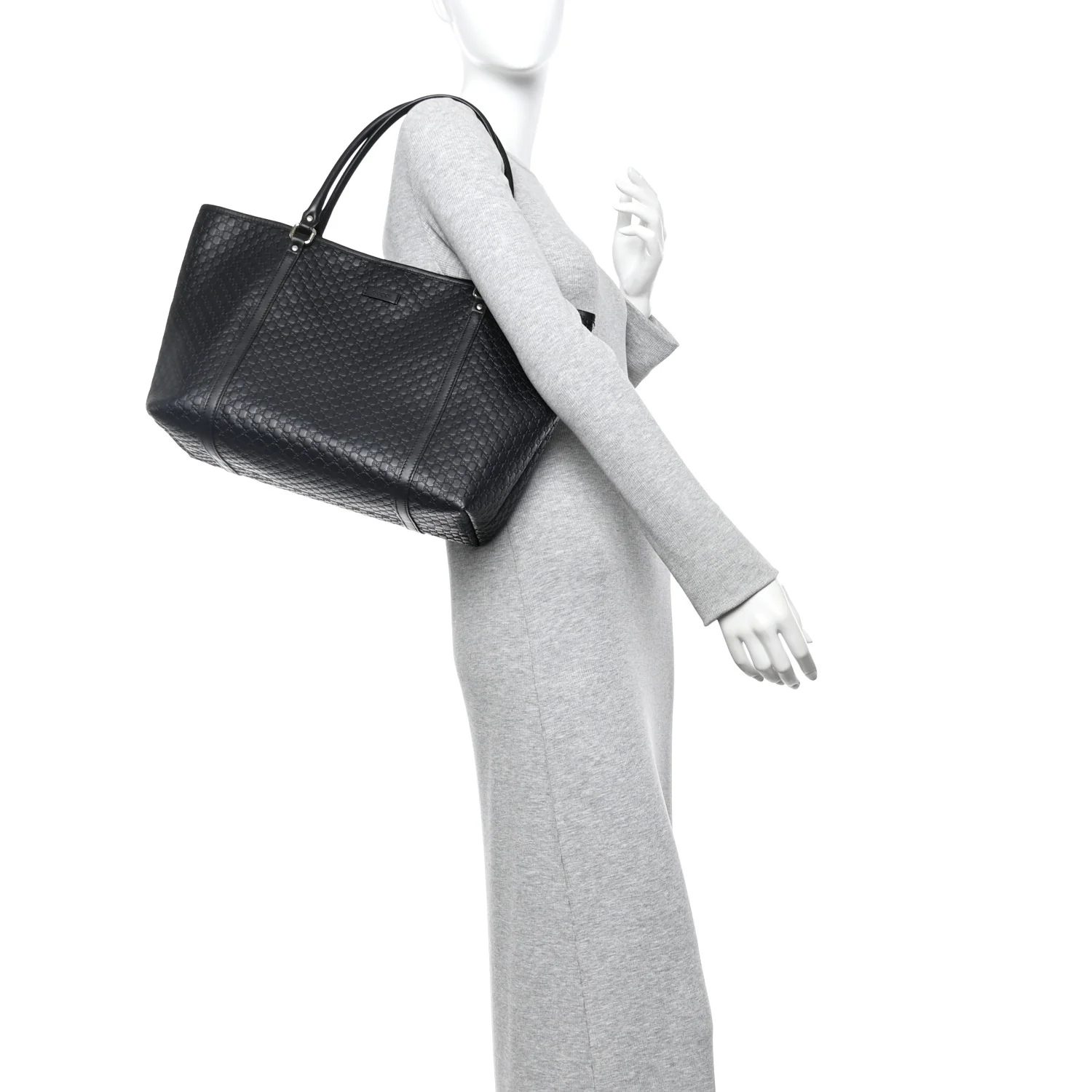 Microguccissima Medium Joy Tote Black - Image 2