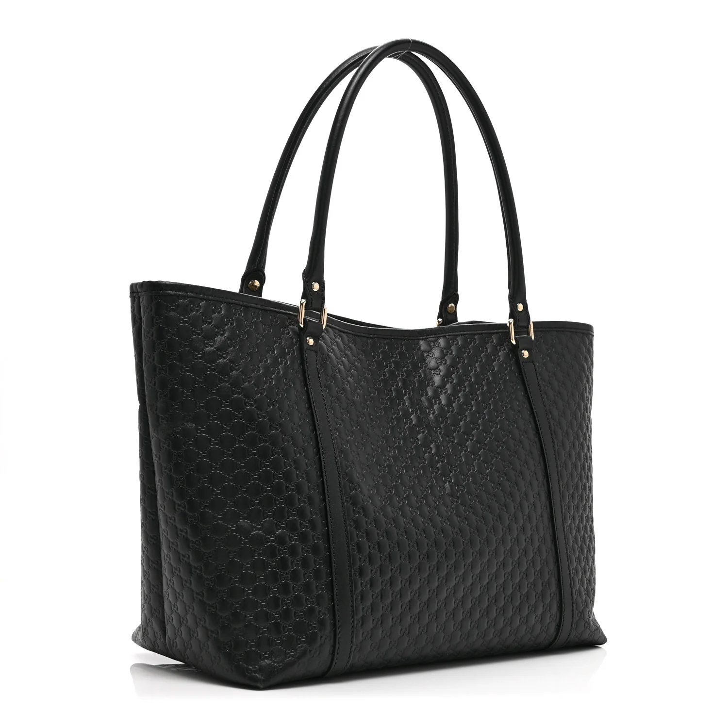 Microguccissima Medium Joy Tote Black - Image 3