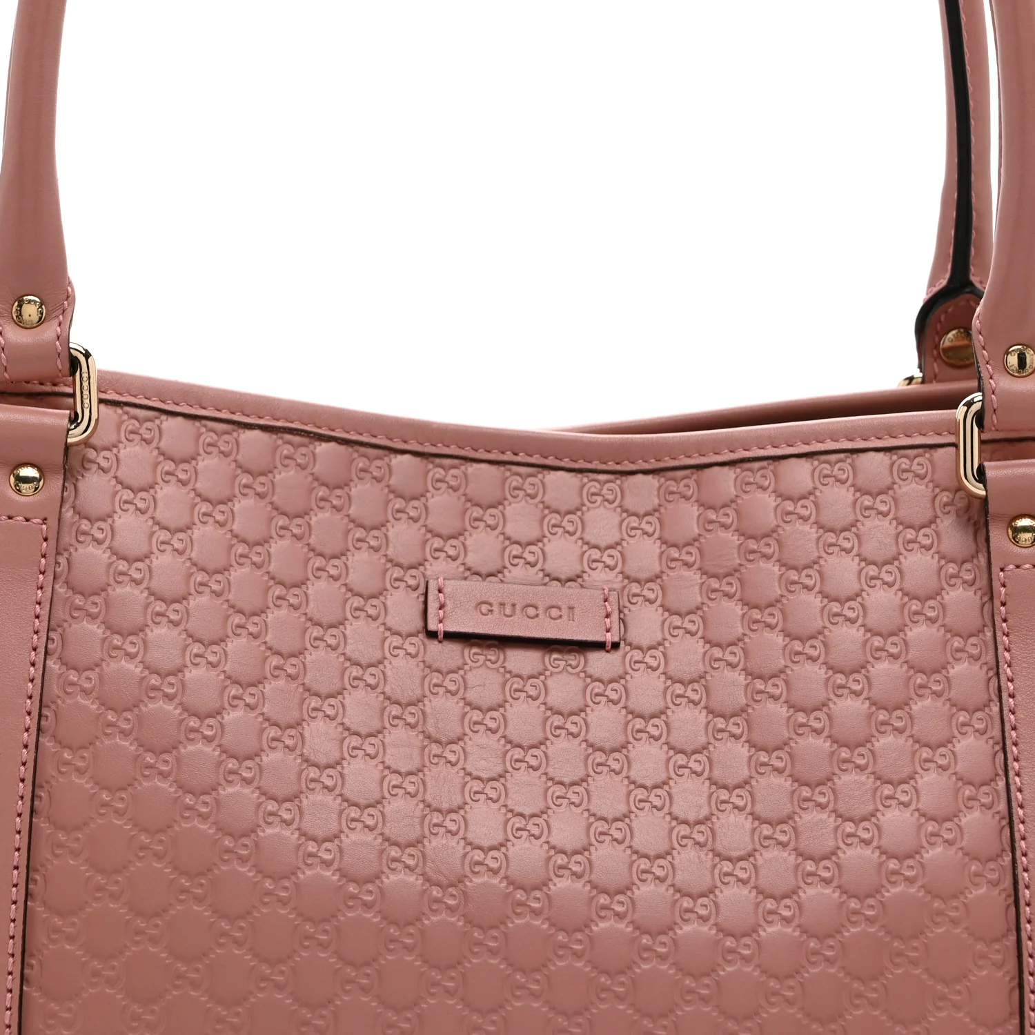 Microguccissima Medium Joy Tote Soft Pink - Image 9