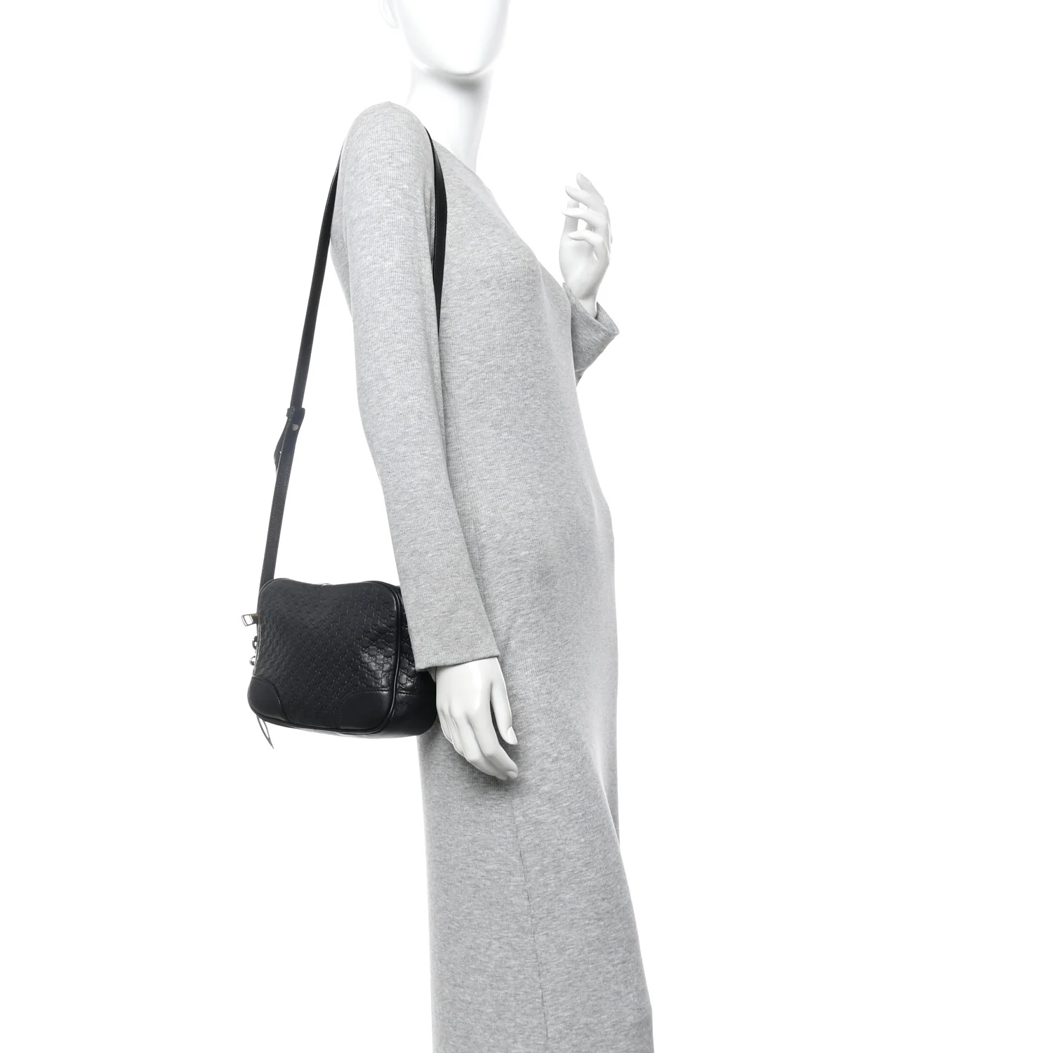 Microguccissima Mini Bree Messenger Bag Black - Image 2