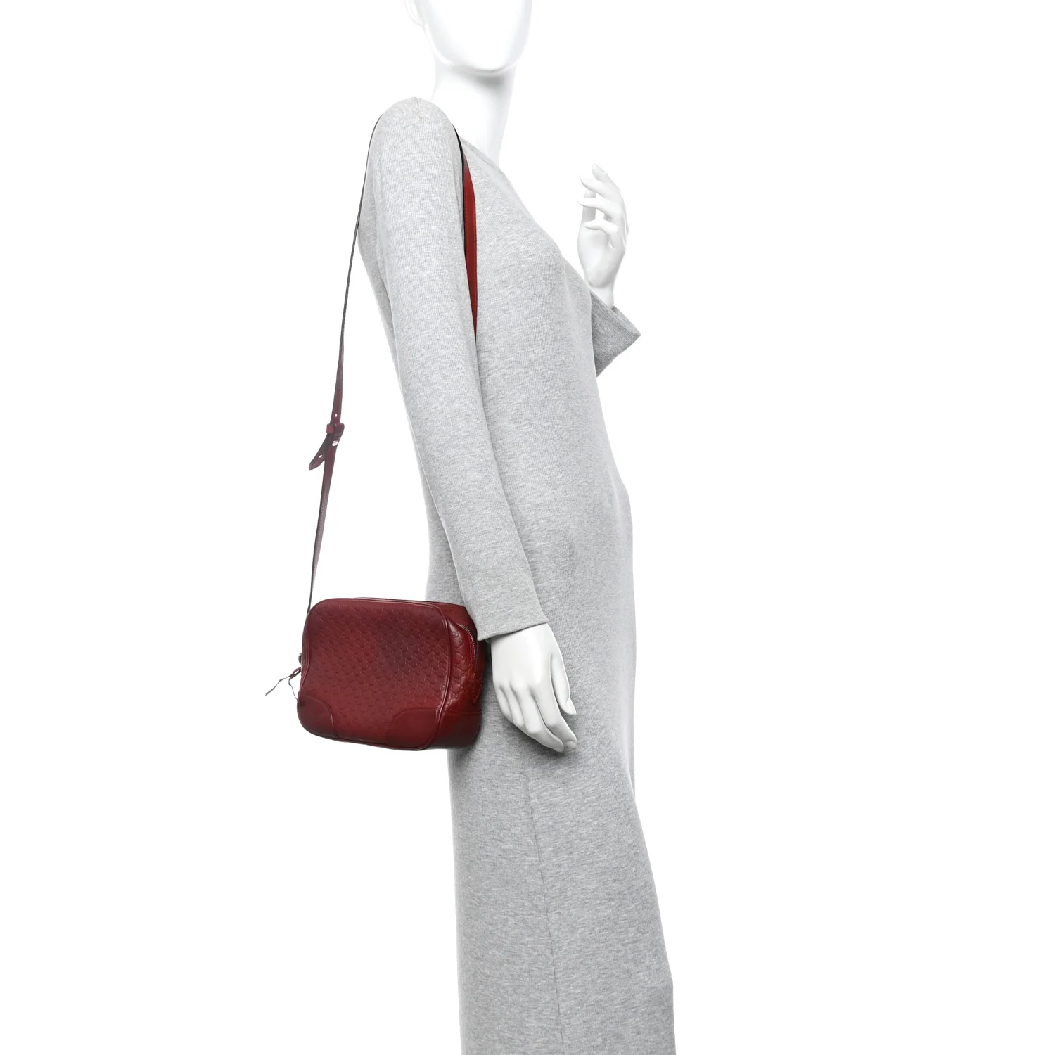 Microguccissima Mini Bree Messenger Bag Red - Image 2