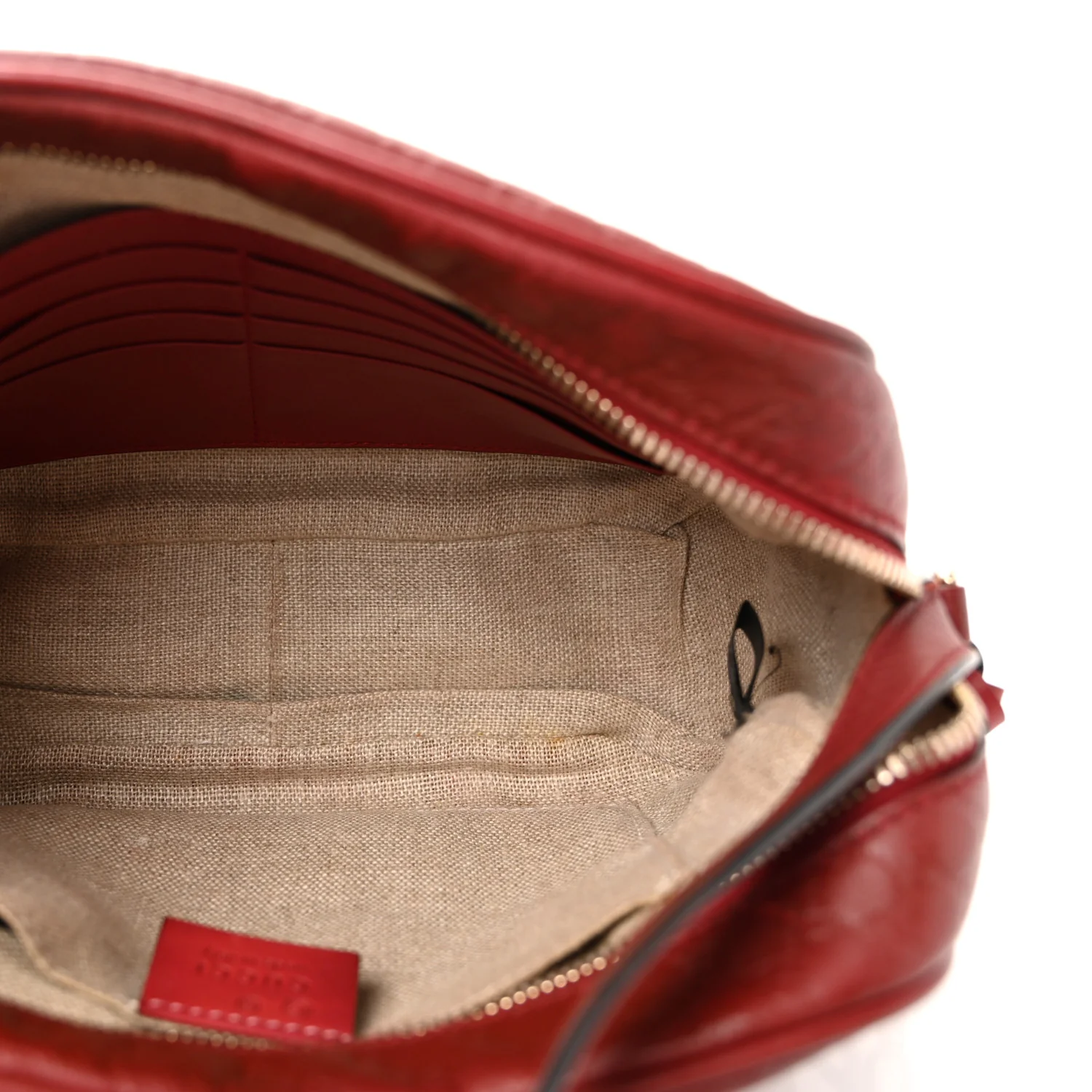 Microguccissima Mini Bree Messenger Bag Red - Image 5