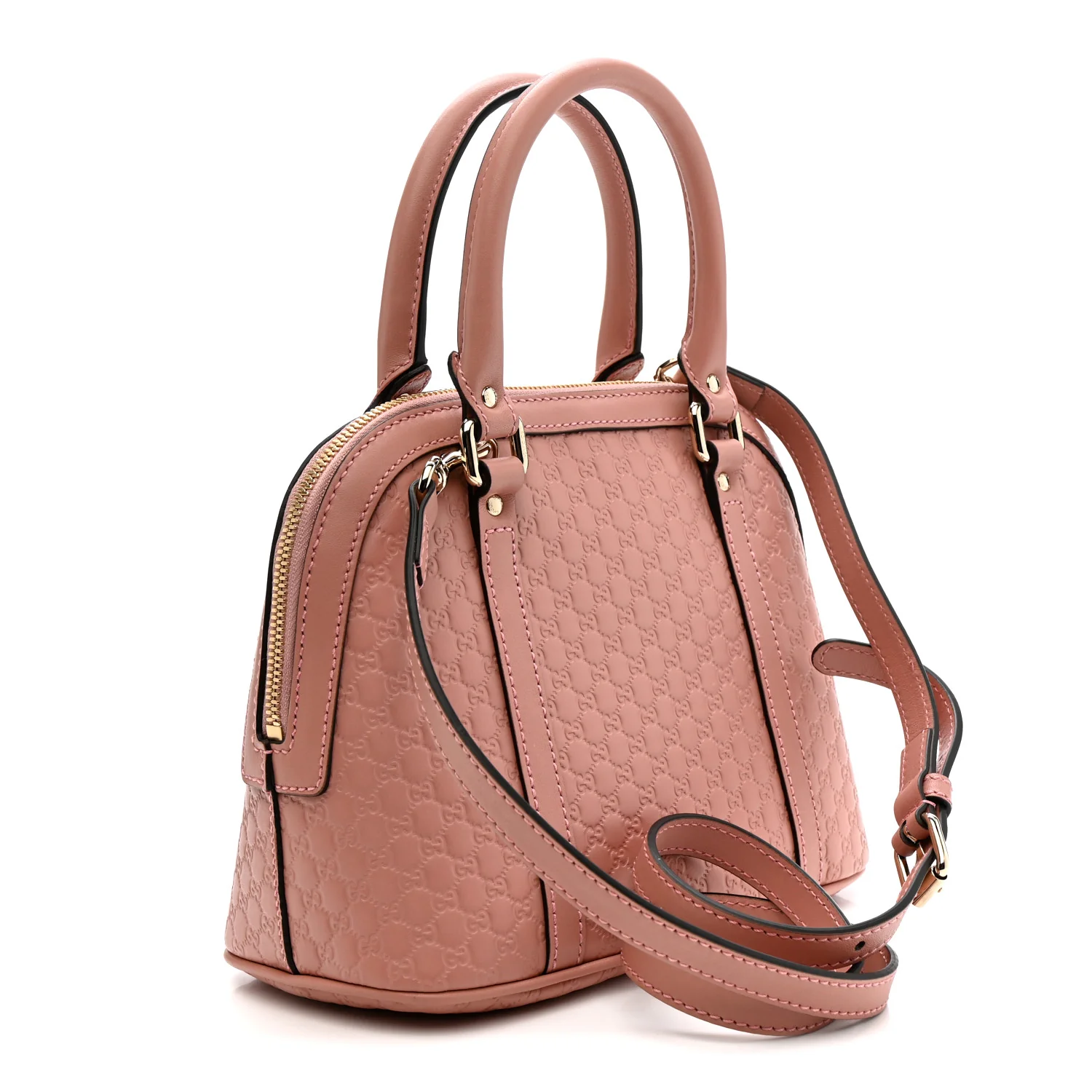 Microguccissima Mini Dome Bag Soft Pink - Image 3