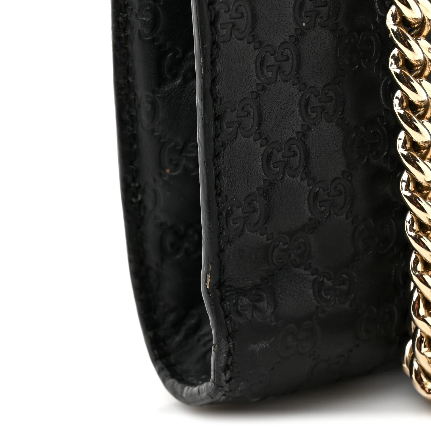 Microguccissima Mini Emily Chain Shoulder Bag Black - Image 14