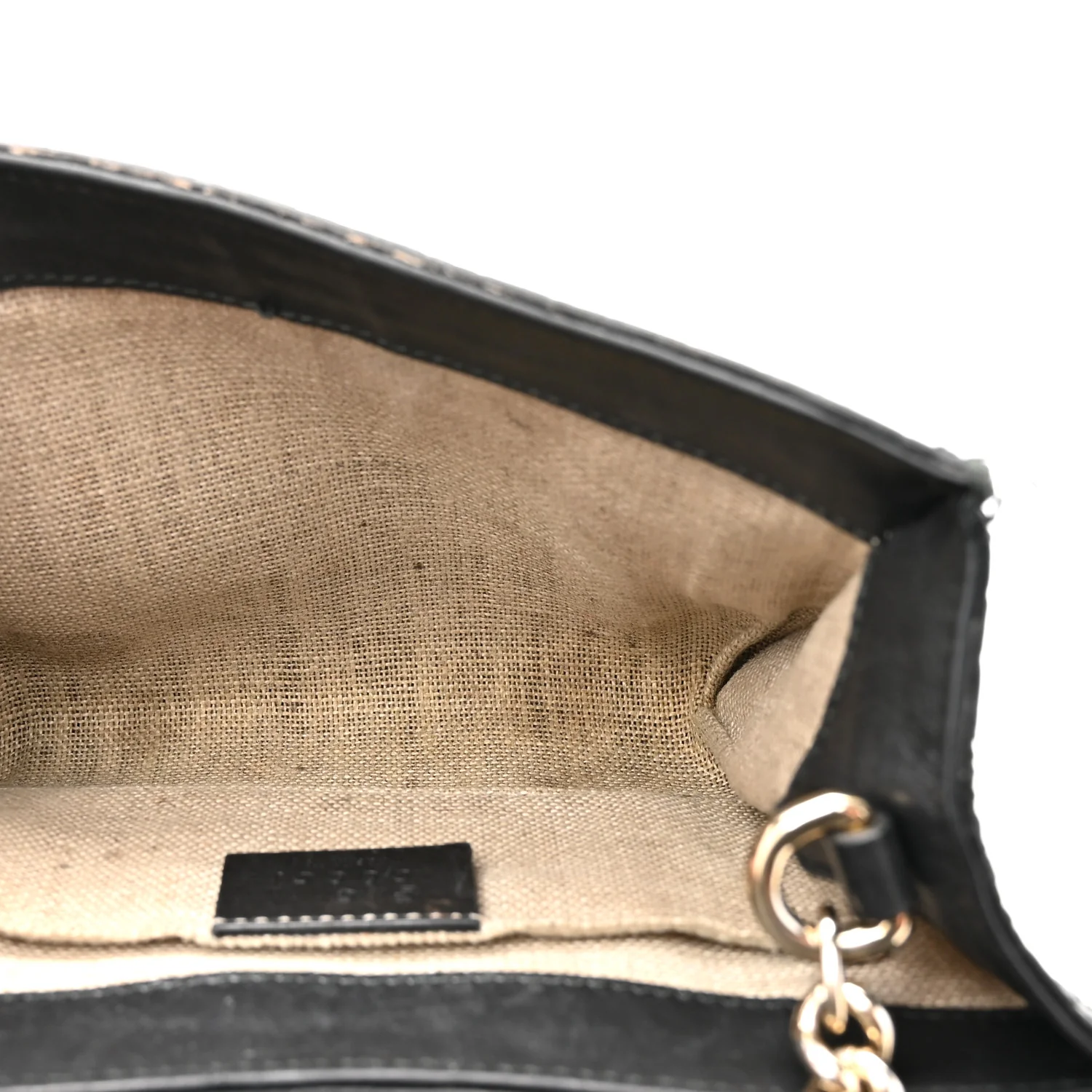 Microguccissima Mini Emily Chain Shoulder Bag Black - Image 5